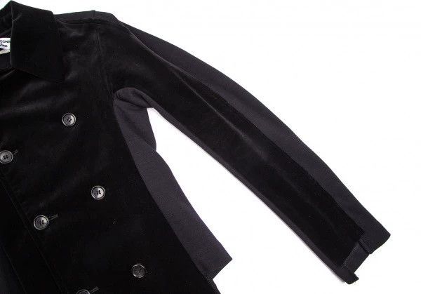 Comme des Garcons Comme des Garcons Velvet splicing double-breasted jacket Size M / US 6-8 / IT 42-44 - 3 Thumbnail