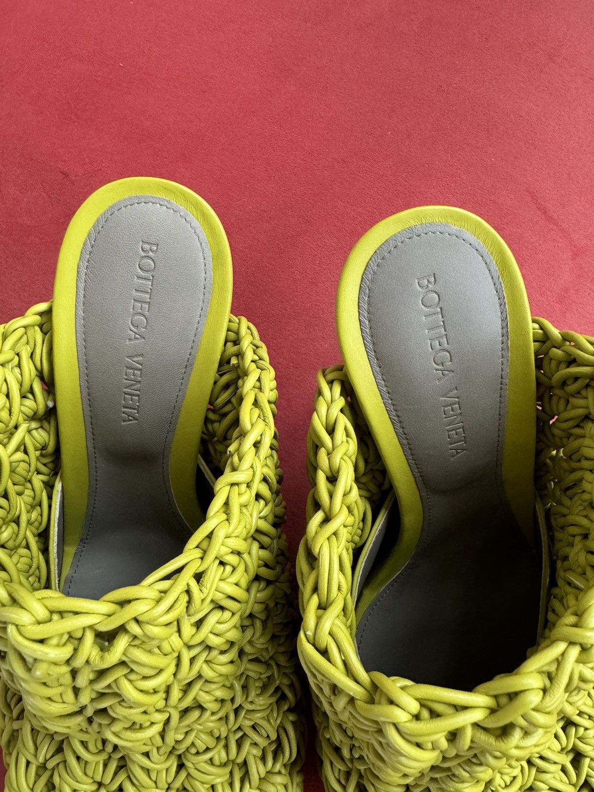 Bottega Veneta Bottega Veneta yellow macrame style, size 35.5 It Size US 5.5 / IT 35.5 - 5 Thumbnail