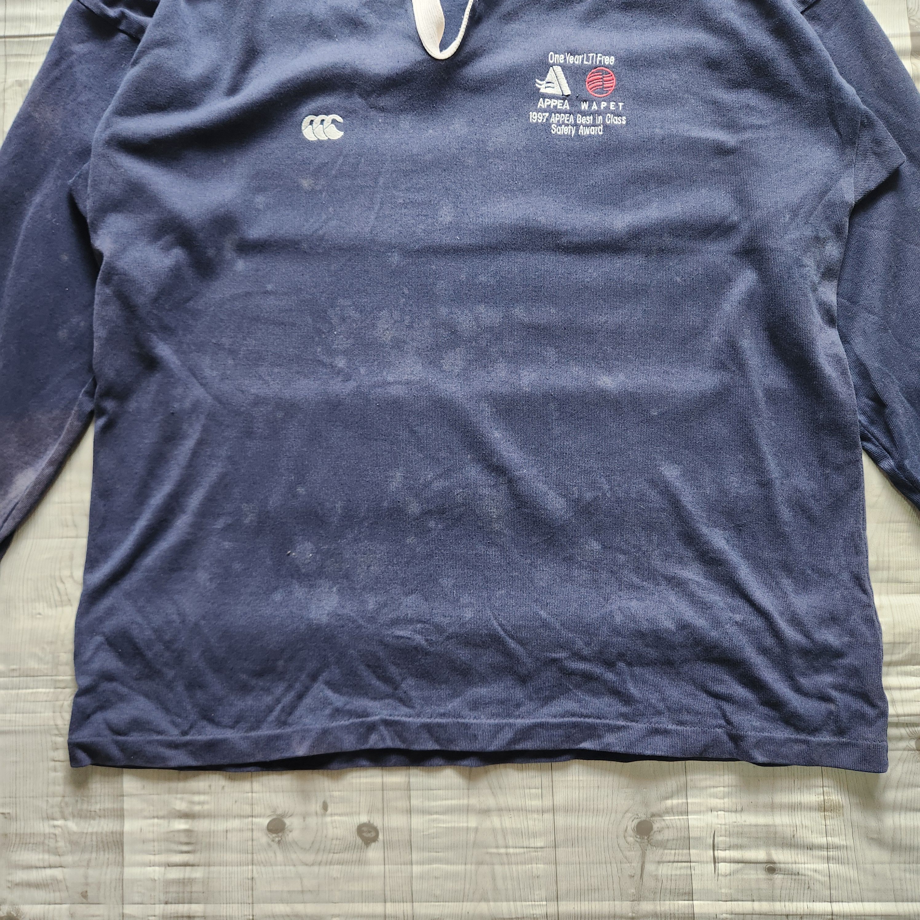 Canterbury of New Zealand Vintage 1997 Canterbury Rugby Polo Long Sleeves Size US XL / EU 56 / 4 - 4 Thumbnail