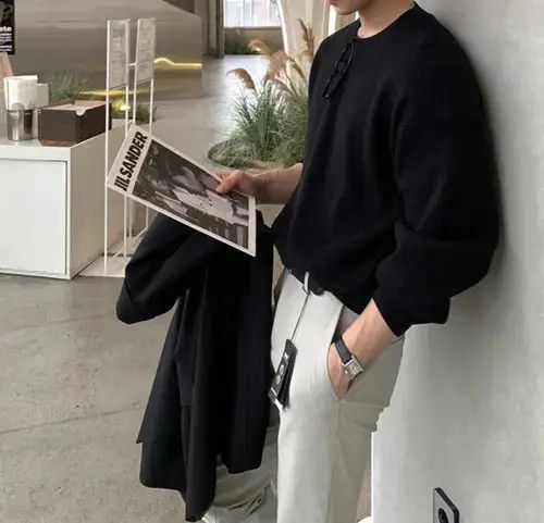 Other Black Knit Sweater Size US M / EU 48-50 / 2 - 3 Thumbnail
