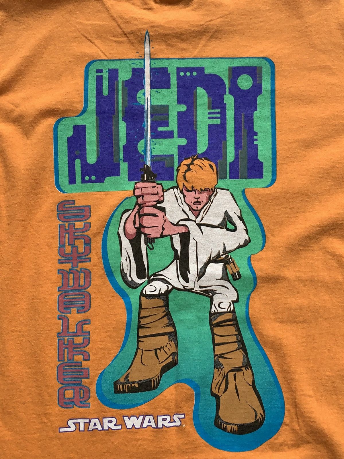 Vintage 🔥Vintage 1997 Star Wars JEDI Luke Skywalker T-Shirt Size US M / EU 48-50 / 2 - 6 Thumbnail