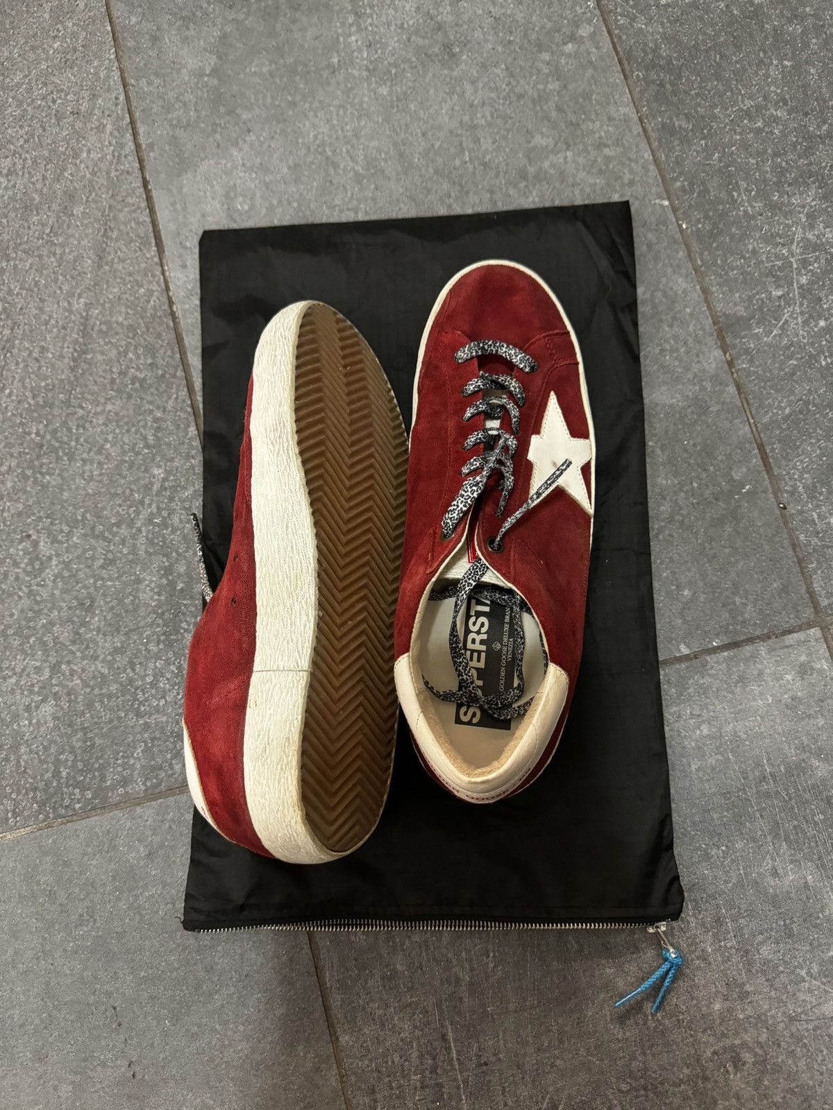 Golden Goose Red & White Golden Goode Sneakers Size US 10 / IT 40 - 2 Thumbnail