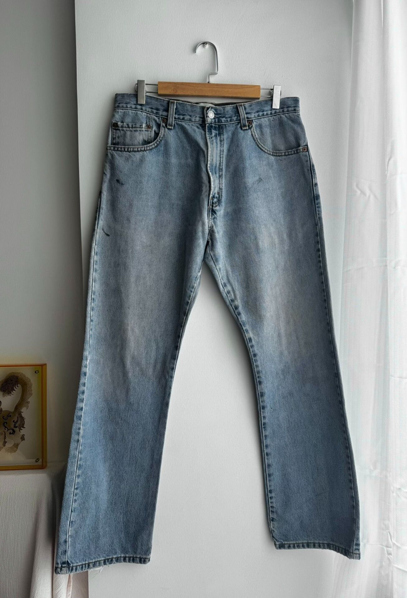 Vintage 00s Vintage Levis 517 Bootcut Jeans Size US 31 - 1 Thumbnail