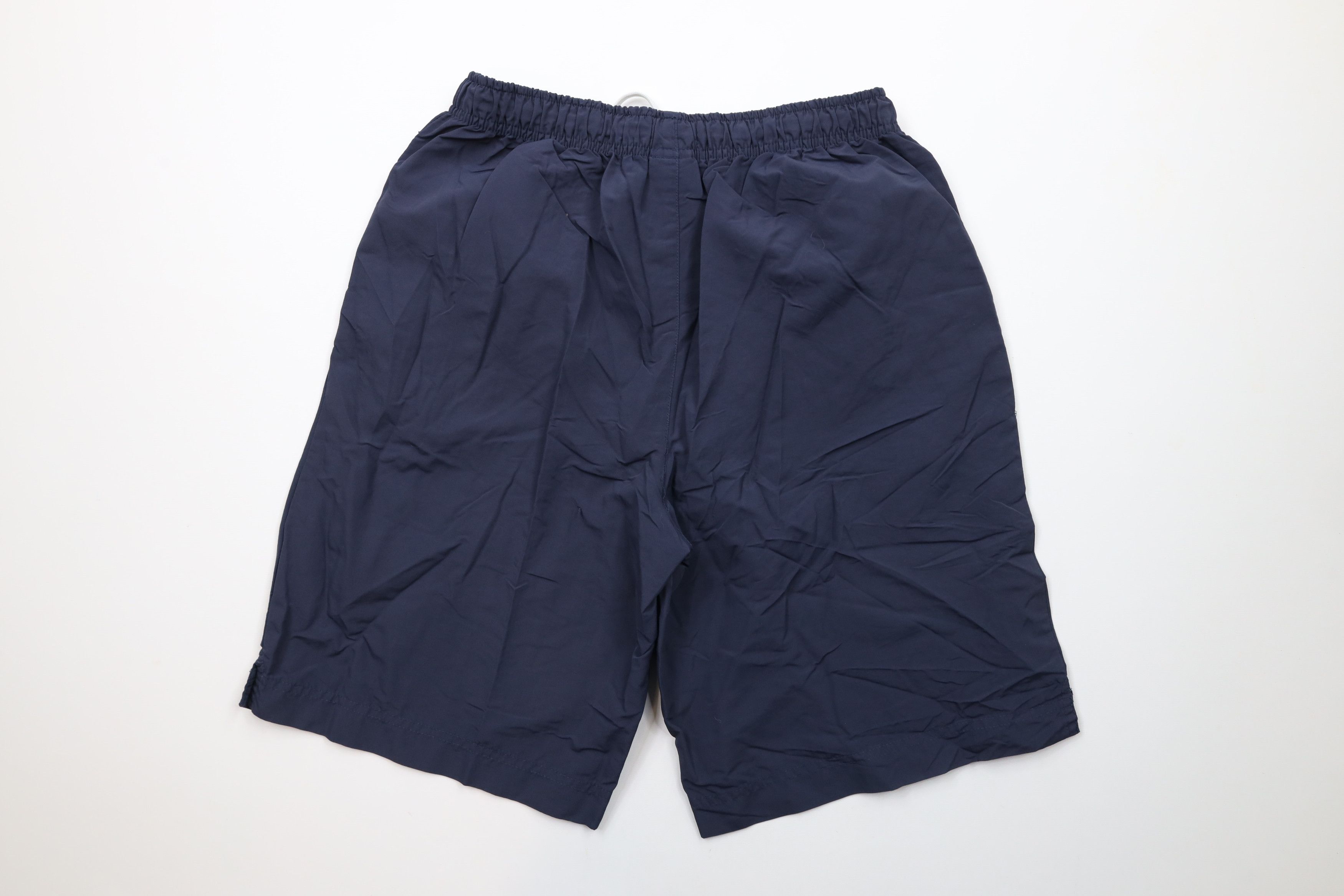 Lands' End × Vintage Vintage 90s Lands End Longer Fit Nylon Shorts Baggies Blue Size 27" / US 4 / IT 40 - 7 Thumbnail