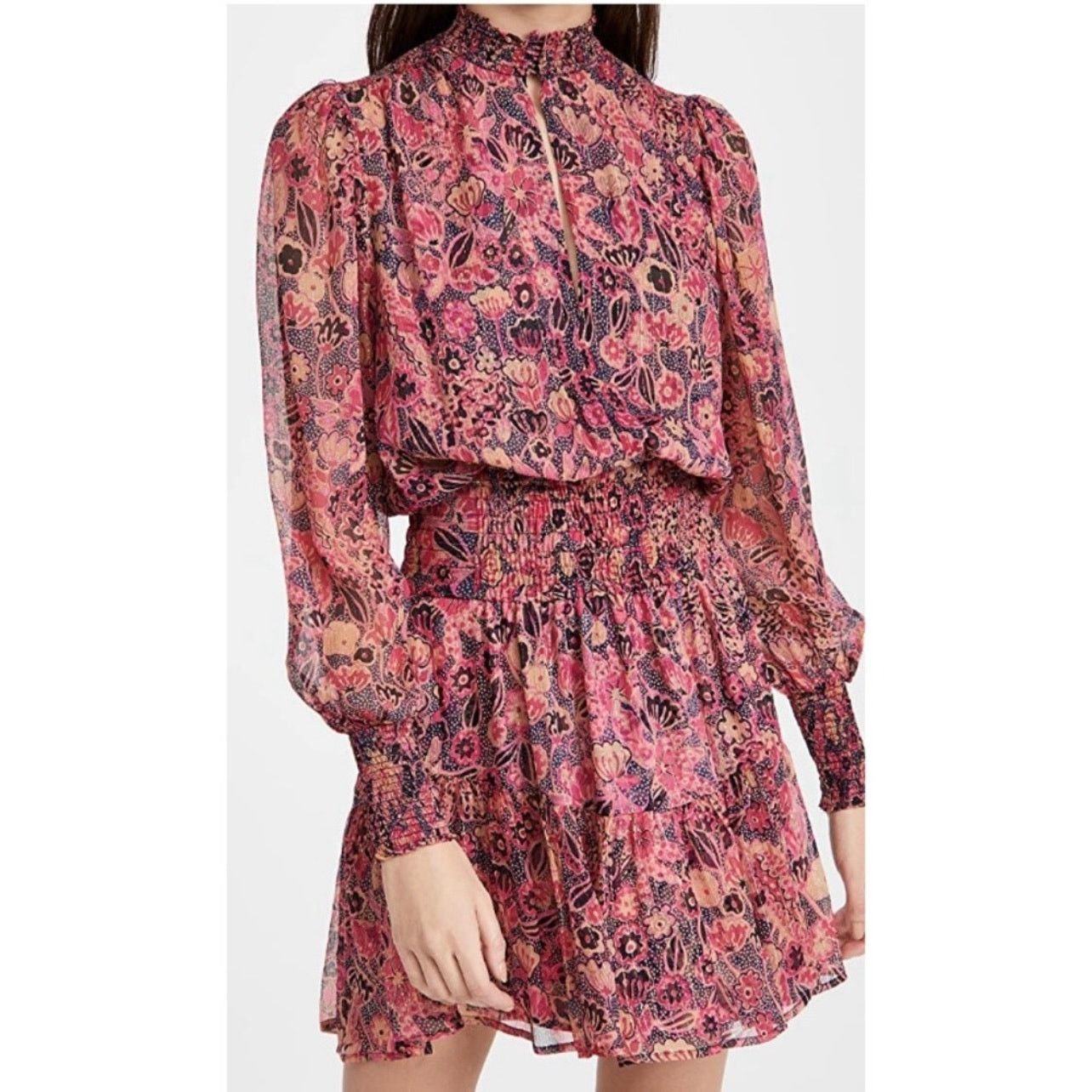 A.L.C. A.L.C. Silvie silk mini pink floral Dress size 6 C0 Size M / US 6-8 / IT 42-44 - 1 Thumbnail