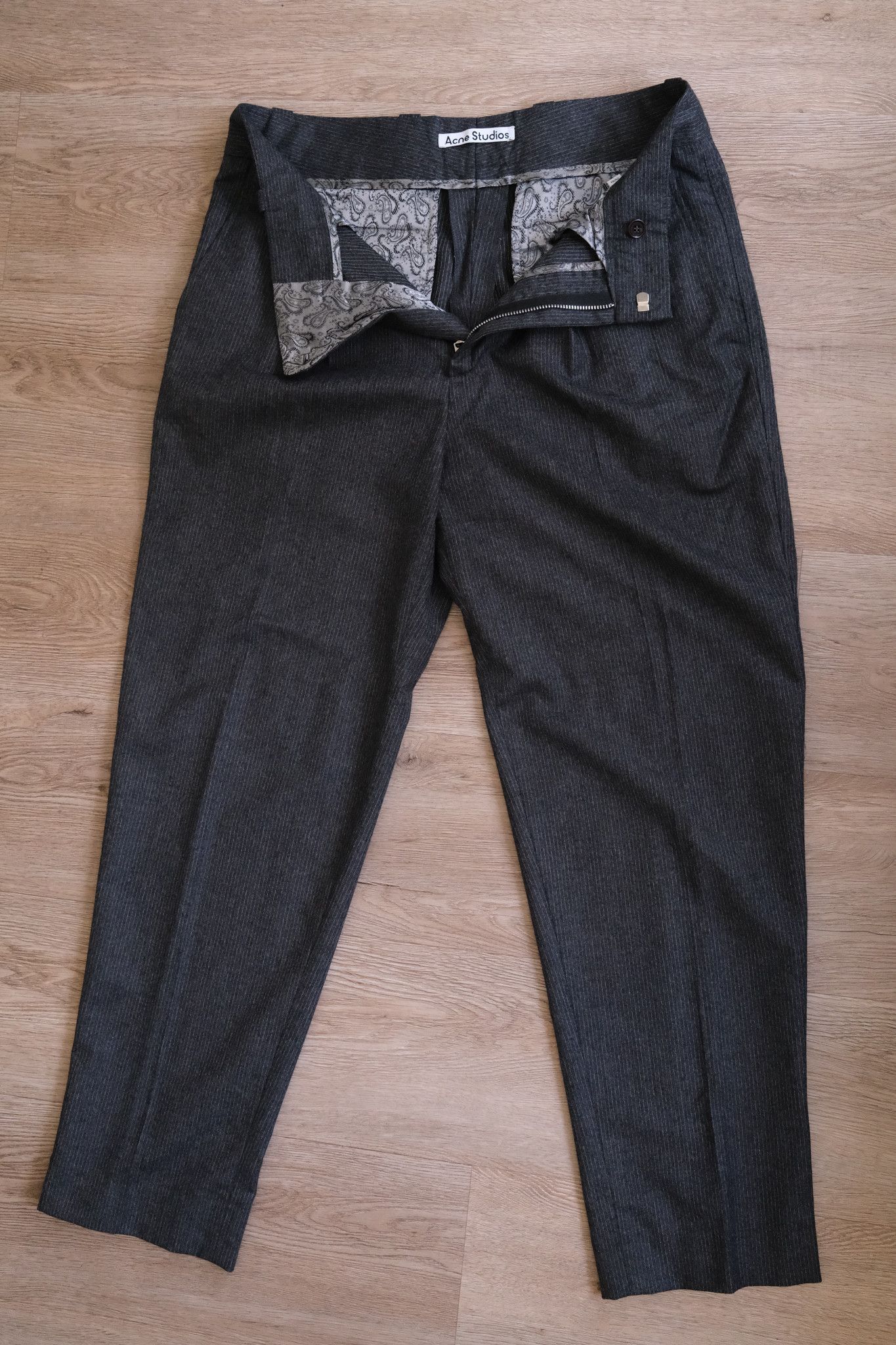 Acne Studios Acne Pinstripe Trousers Size US 28 / EU 44 - 1 Thumbnail