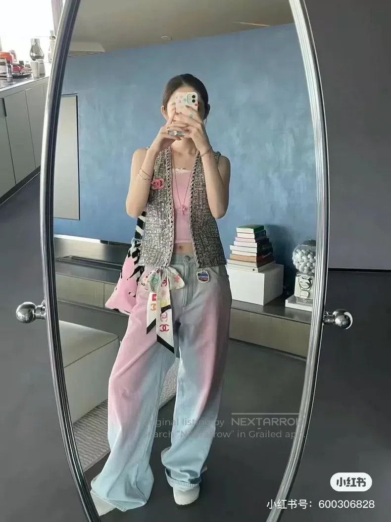 Chanel Chanel 24C colourful small flowers full of English alphabe Size XS / US 0-2 / IT 36-38 - 3 Thumbnail