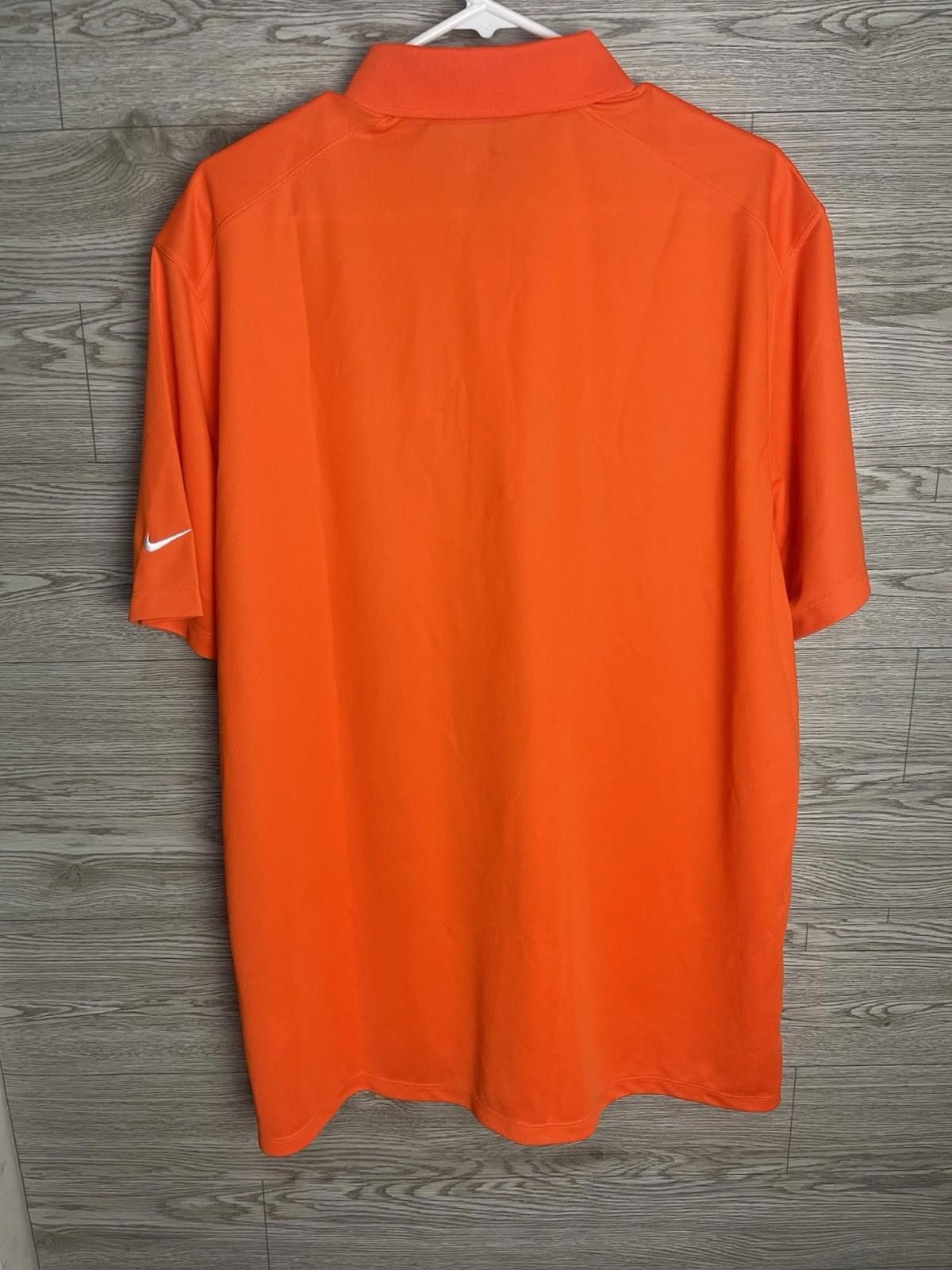 Nike Nike Dri Polo Orange NWT Fit XL Golf Work Size US XL / EU 56 / 4 - 5 Thumbnail