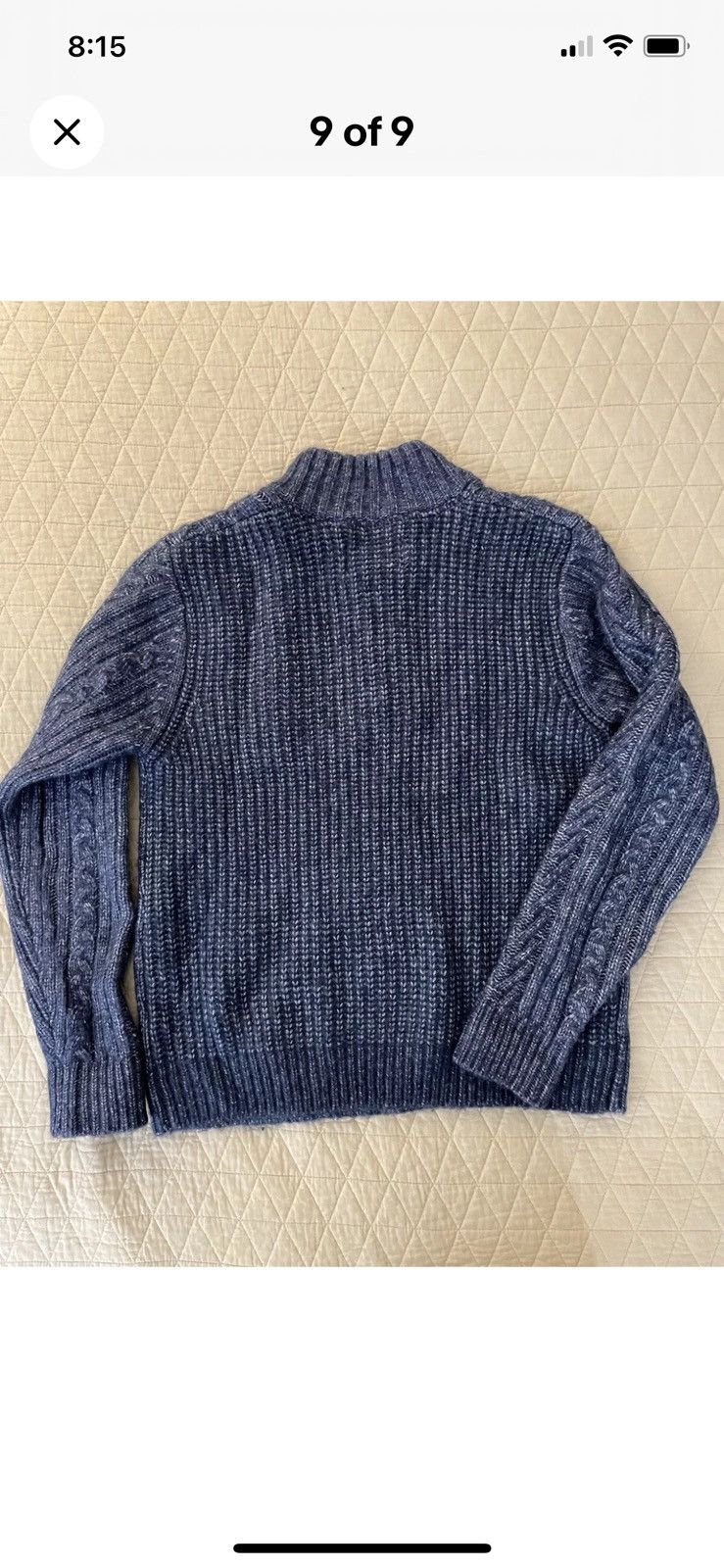 Triple Blend Henley Sweater