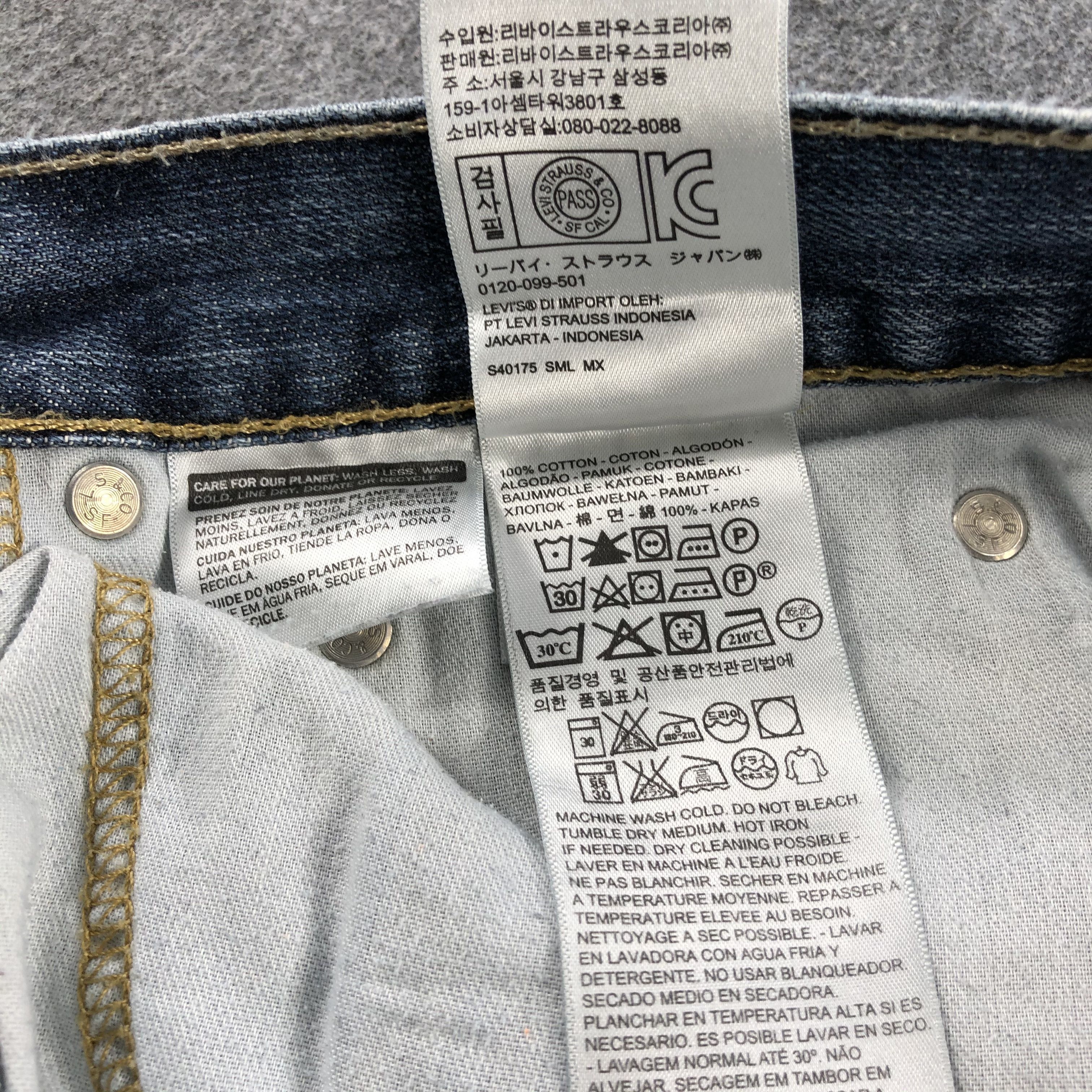 Levi's Vintage Blue Wash Levis 559 Jeans-J2110 Size US 34 / EU 50 - 11 Thumbnail