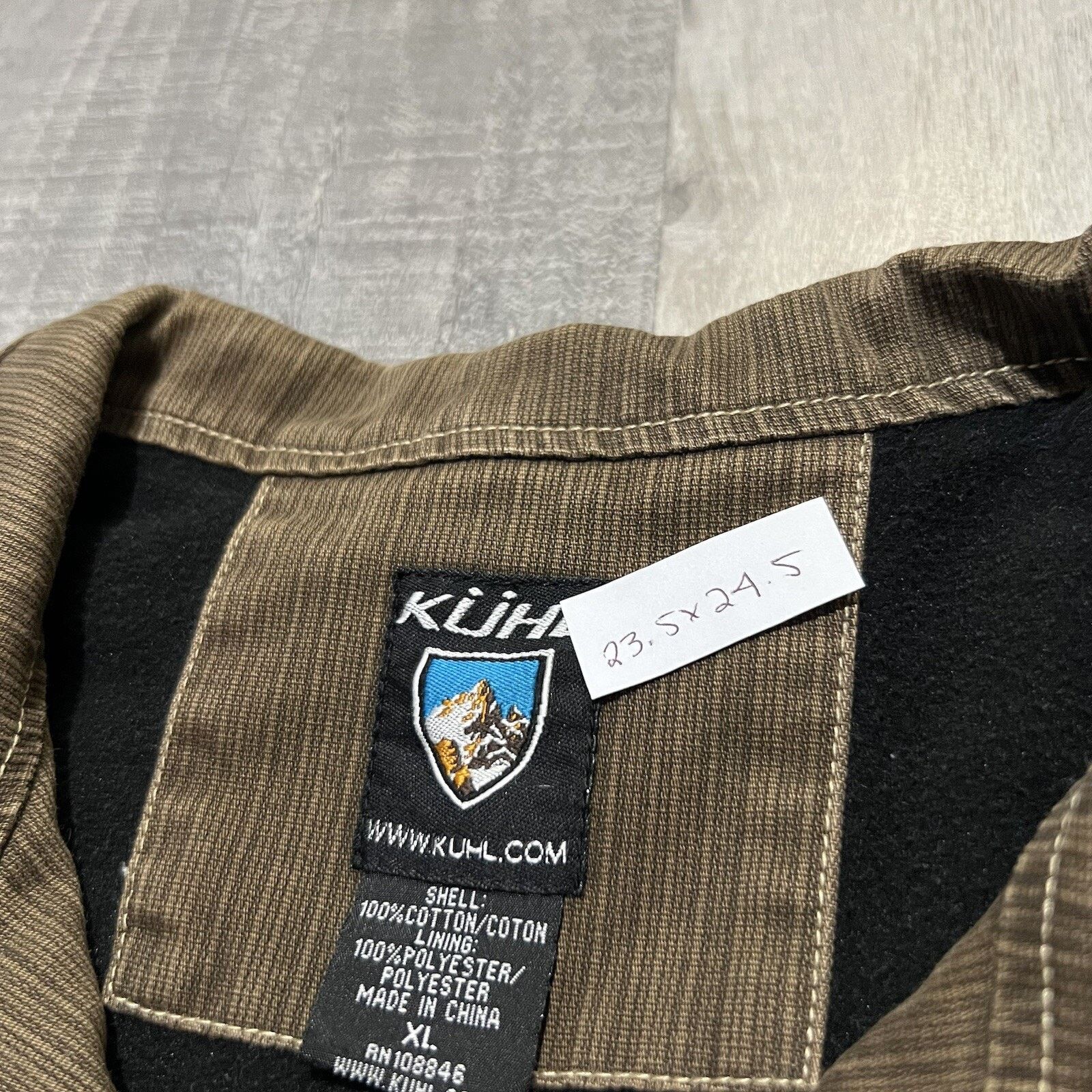 Kuhl Kuhl Womens Burr Jacket Full Zip Brown Canvas Hiking XL Size XL / US 12-14 / IT 48-50 - 4 Thumbnail