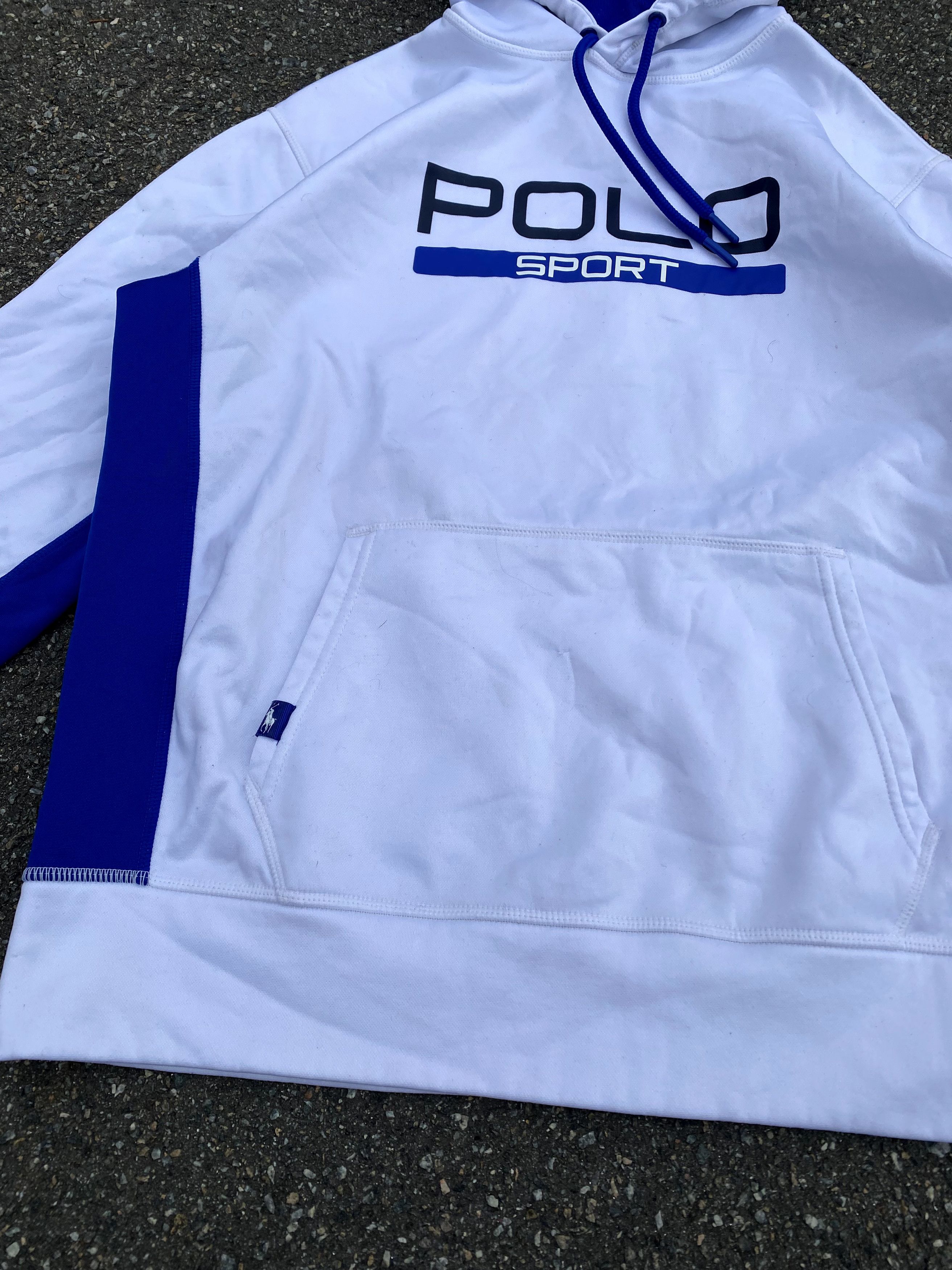 Polo Ralph Lauren × Ralph Lauren Vintage Polo Ralph Lauren Sport Hoodie Size S-M Streetwear Size US M / EU 48-50 / 2 - 3 Thumbnail