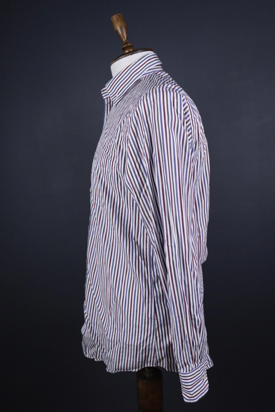 Paul & Shark Paul & Shark Yachting Blue Stripe Cotton Shirt Size 40 M - L Size US M / EU 48-50 / 2 - 4 Thumbnail