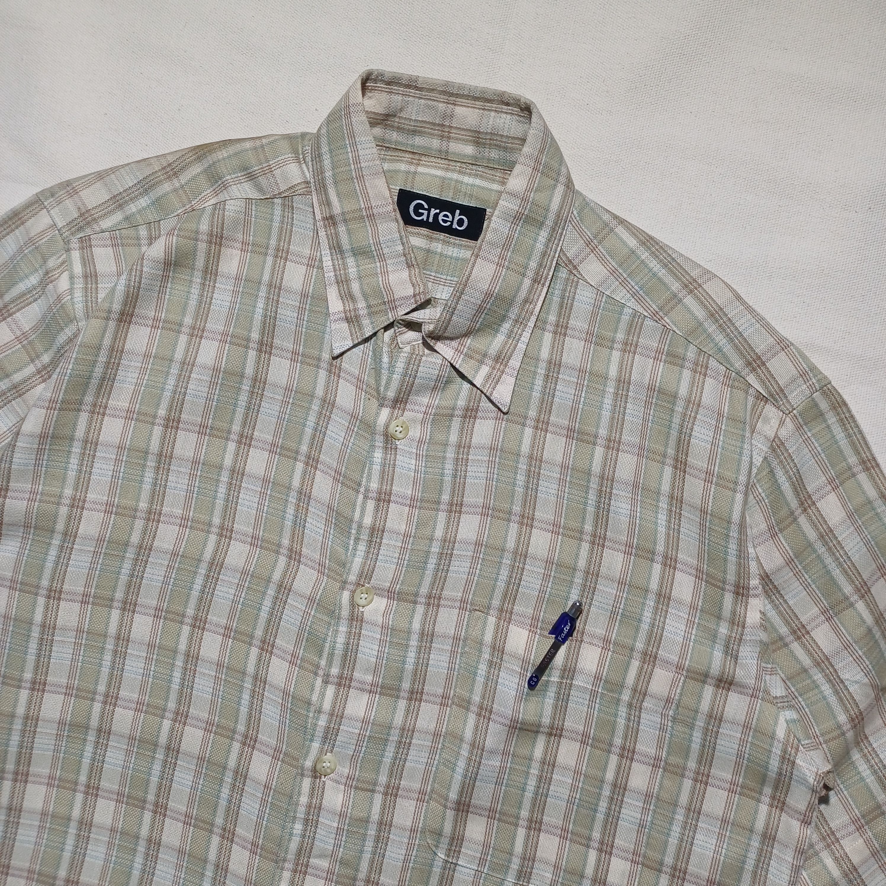 Other Casual Plaid Shirt GREB Japan Size US M / EU 48-50 / 2 - 2 Thumbnail