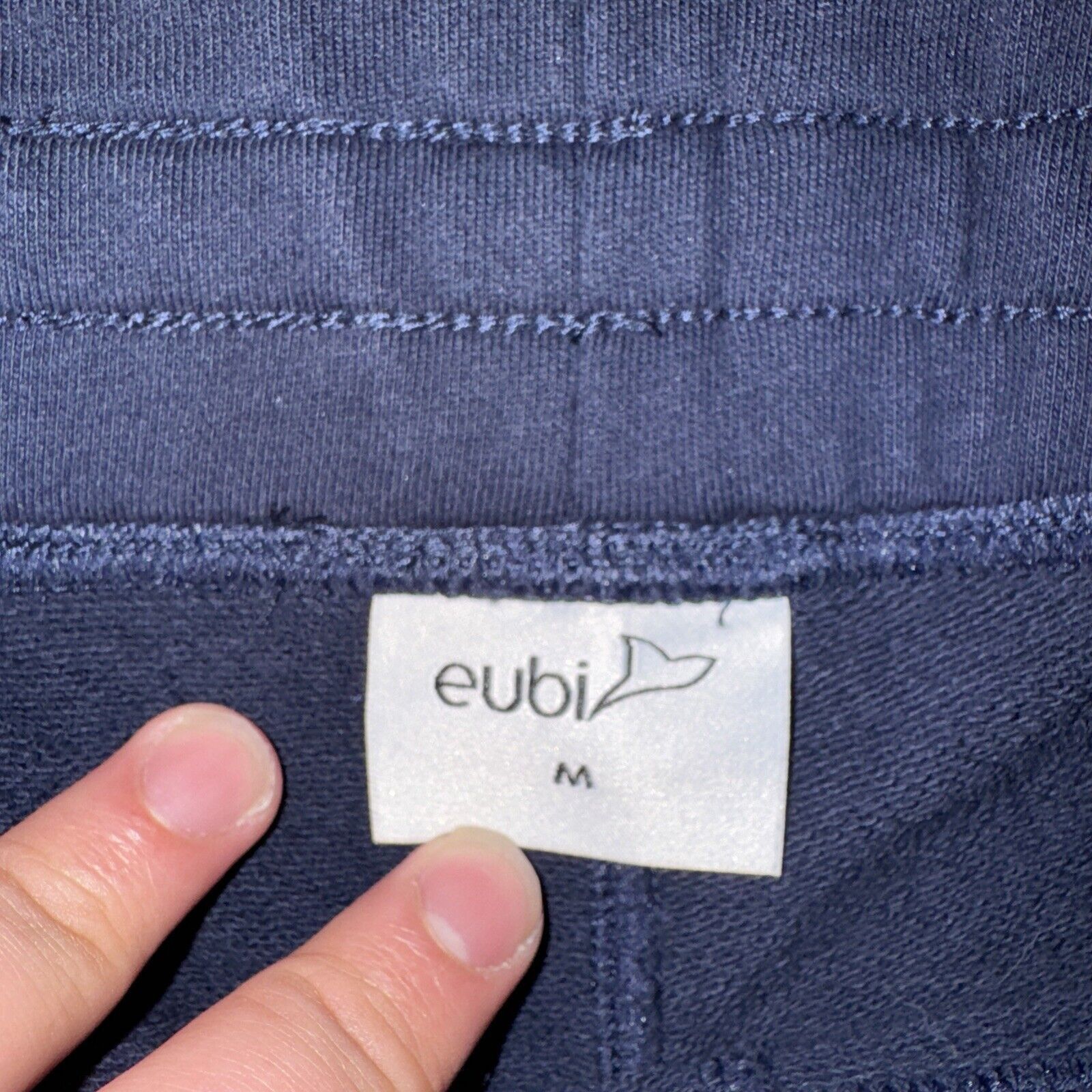 Lululemon × Nike Eubi Sweat Shorts Navy Blue Medium With Zipper Pockets Size US 30 / EU 46 - 4 Thumbnail