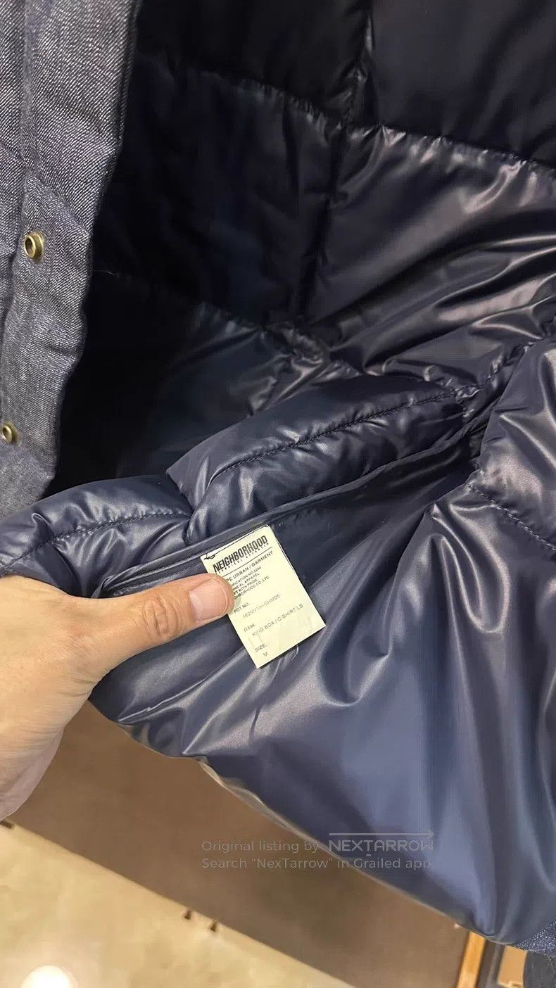 Neighborhood Neighborhood Denim Down Jacket Size US M / EU 48-50 / 2 - 4 Thumbnail