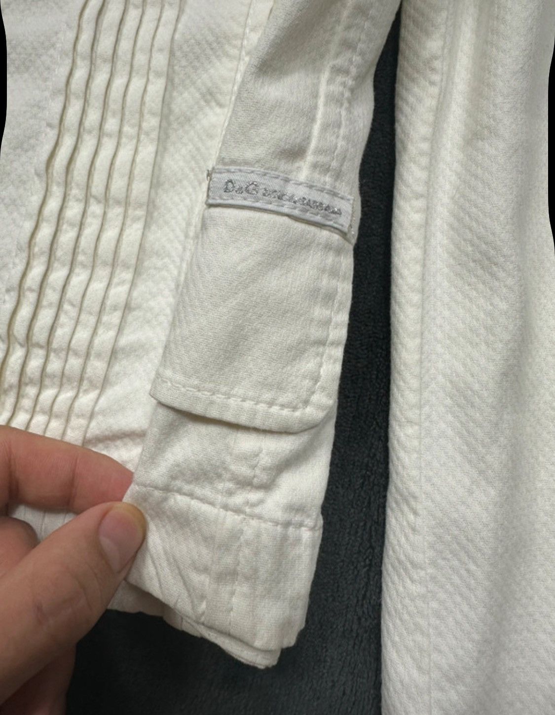 Dolce & Gabbana Vintage 2000s D&G Dolce & Gabbana White Style Retro Jacket Size S / US 4 / IT 40 - 5 Thumbnail