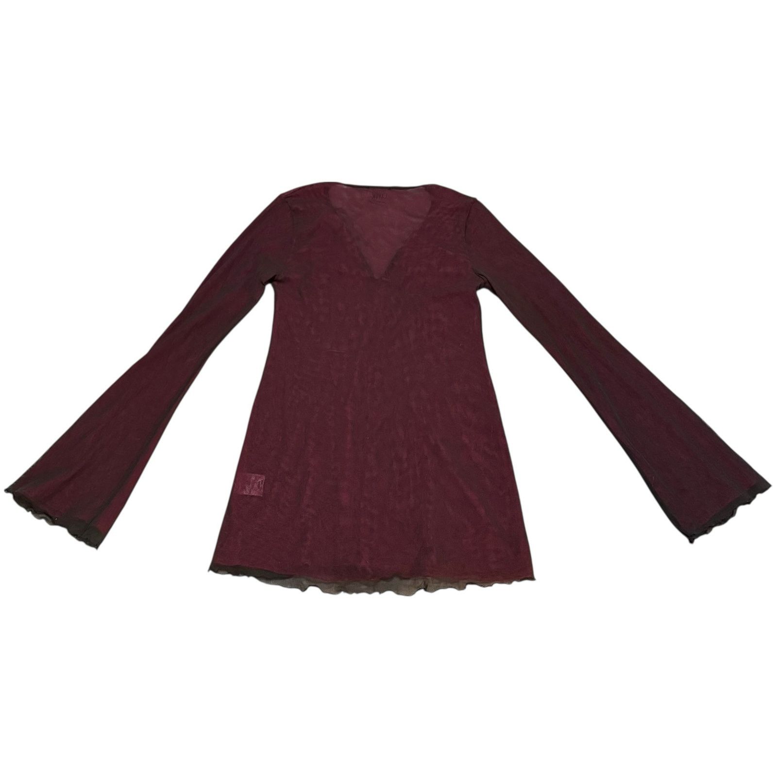 Cop Copine Cop Copine Layered Mesh Top Color Shift Black Pink Y2K Small Size S / US 4 / IT 40 - 12 Thumbnail