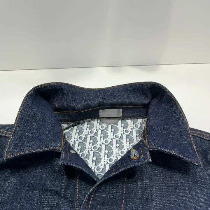 Dior Dior Dior Blue Denim Short Jacket for Men 0079-2507 Size US L / EU 52-54 / 3 - 6 Thumbnail