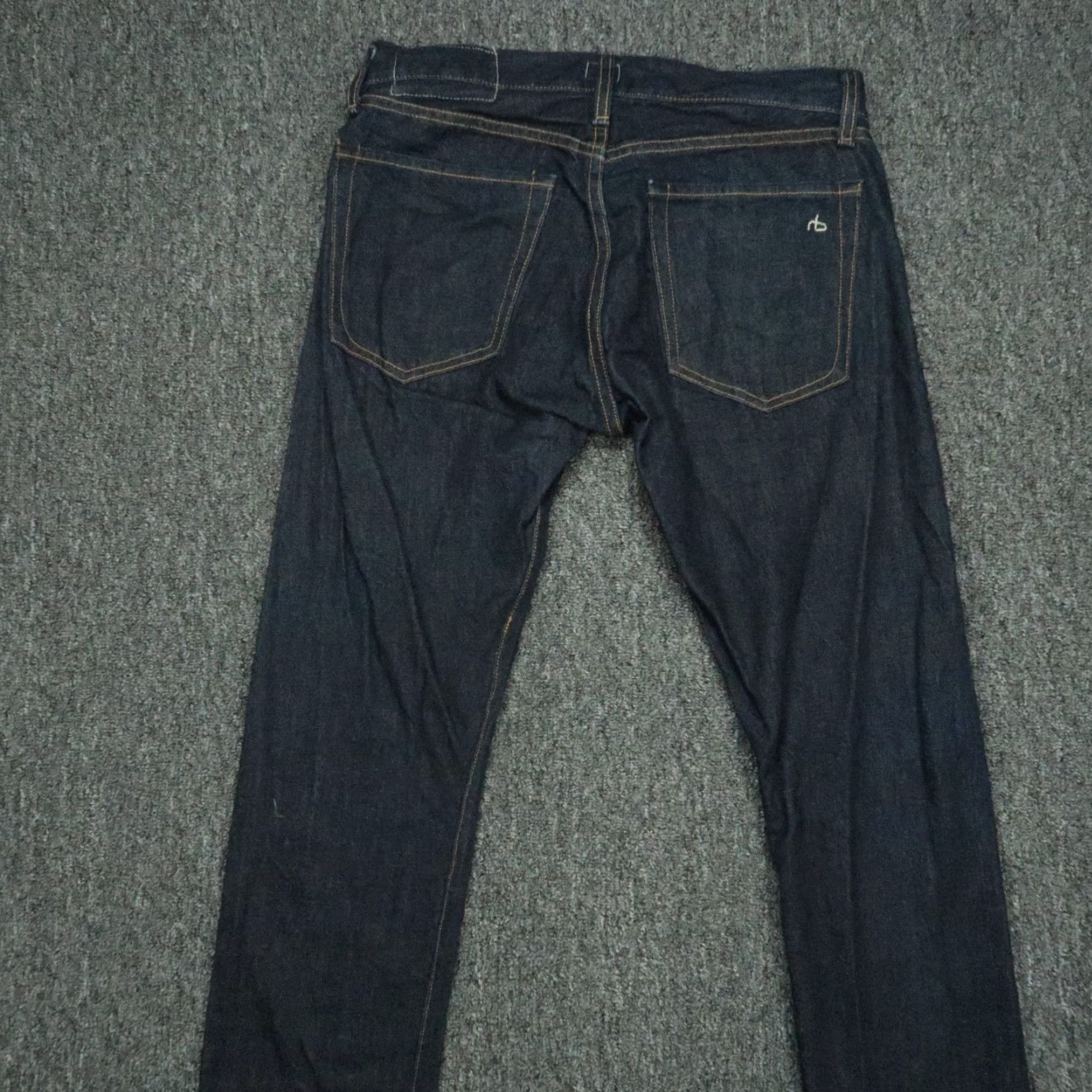 Rag & Bone rag & bone Jeans Slim Straight Mens 30x29 Blue Denim 5-Pocket Design RB 15X Slim Straight Size US 30 / EU 46 - 6 Thumbnail