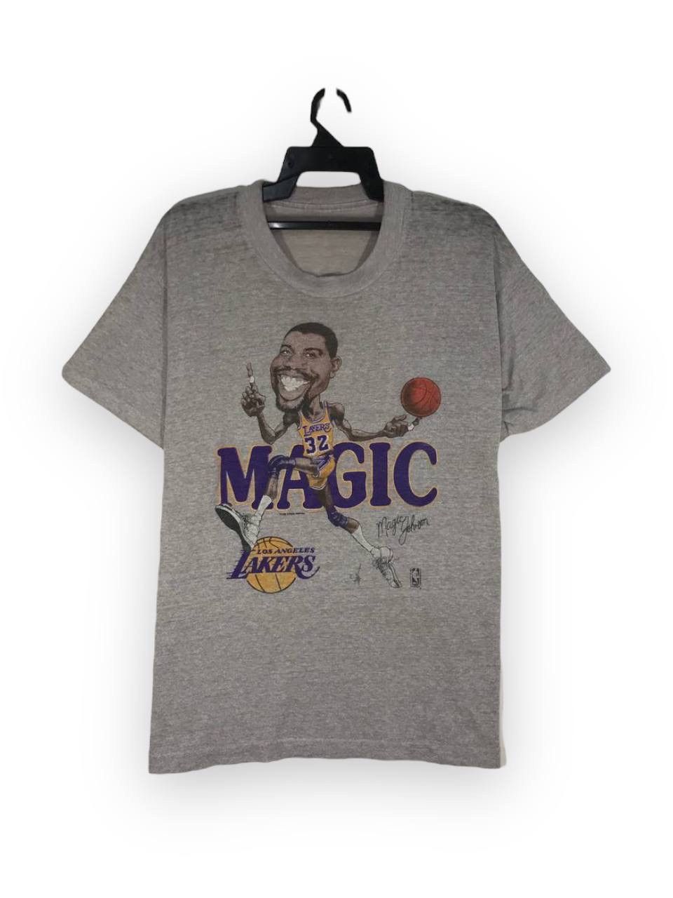 NBA vintage 80s Magic Johnson legend lakers Size US XL / EU 56 / 4 - 1 Thumbnail