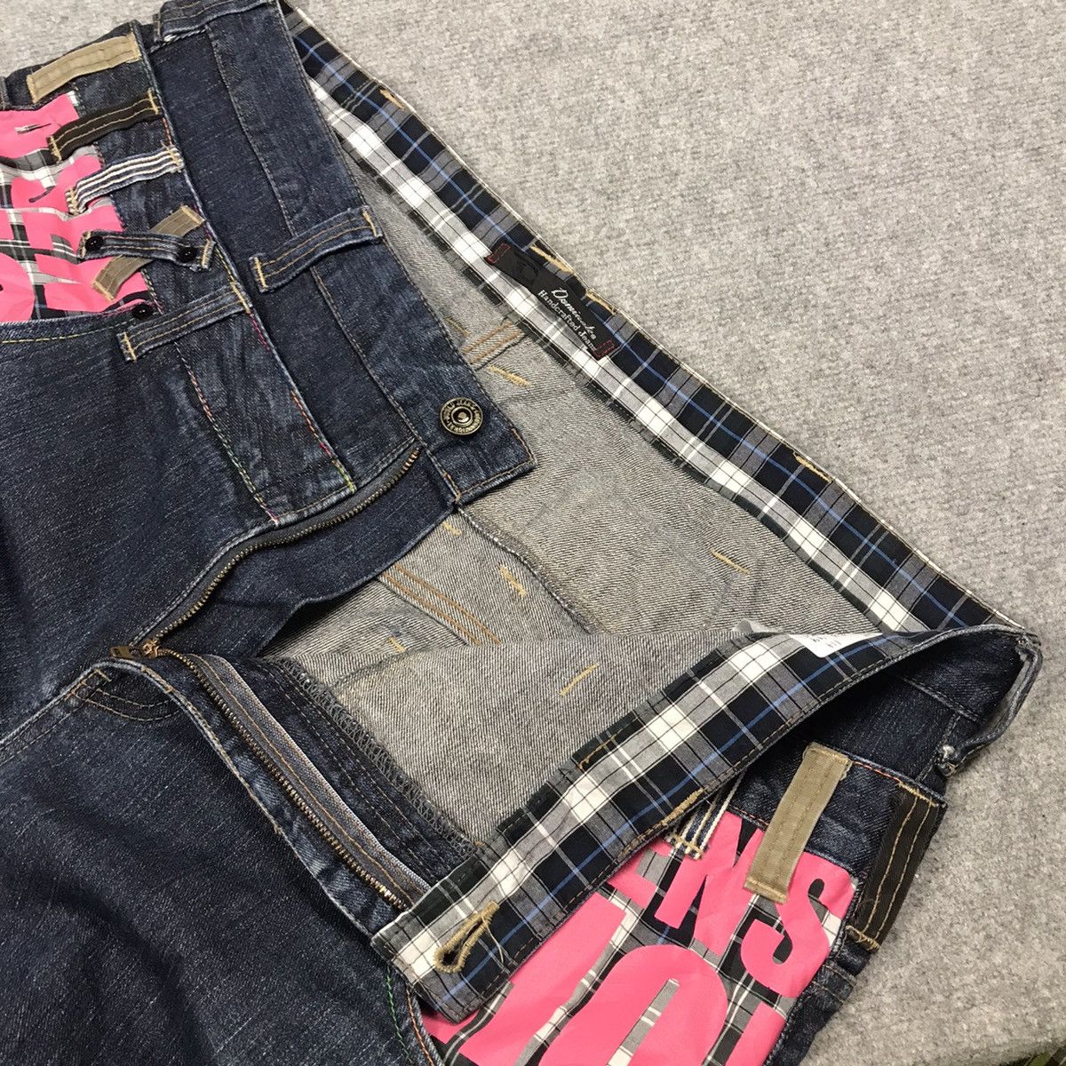 Japanese Brand DENIM DOUBLE WASH HANDCRAFTED JAPAN STYLE SIZE 40 PANTS Size US 40 / EU 56 - 12 Thumbnail