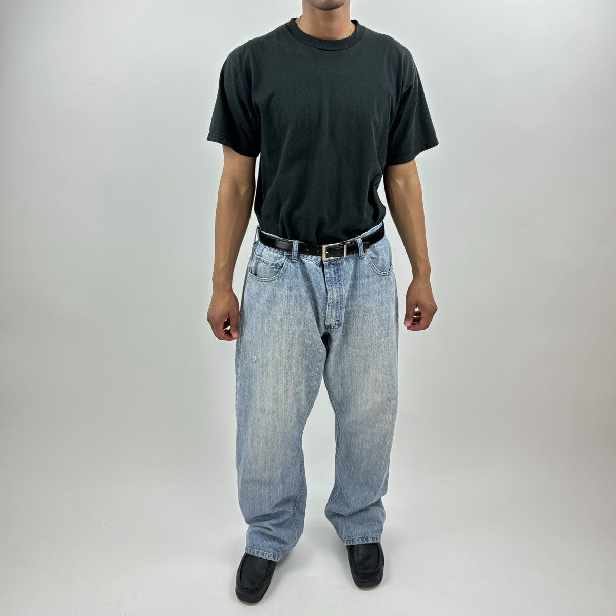 Vintage × Wrangler vintage Y2K WRANGLER BOOTCUT Baggy Distressed Wide Leg jeans Size US 38 / EU 54 - 5 Thumbnail