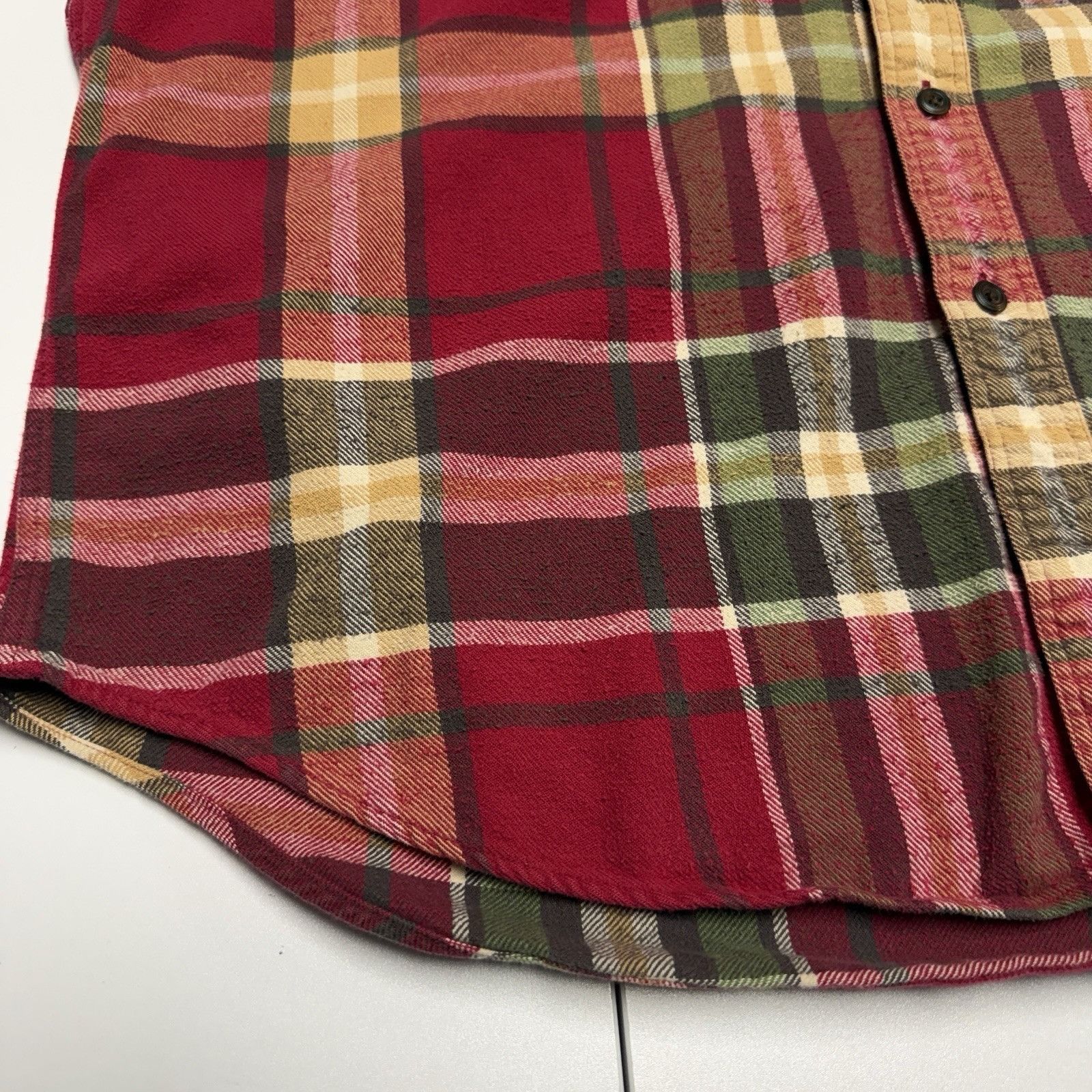 J.Crew J Crew Flannel Shirt Mens XL Red 25x30.5 Long Sleeve Plaid Size US XL / EU 56 / 4 - 4 Thumbnail