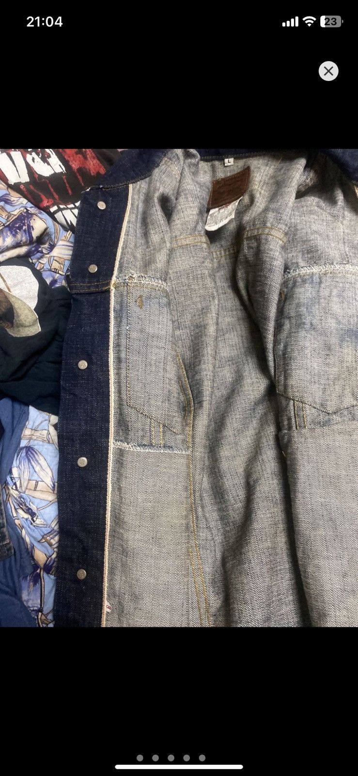 Levi's Levis western denim trucker jacket Size US L / EU 52-54 / 3 - 2 Thumbnail