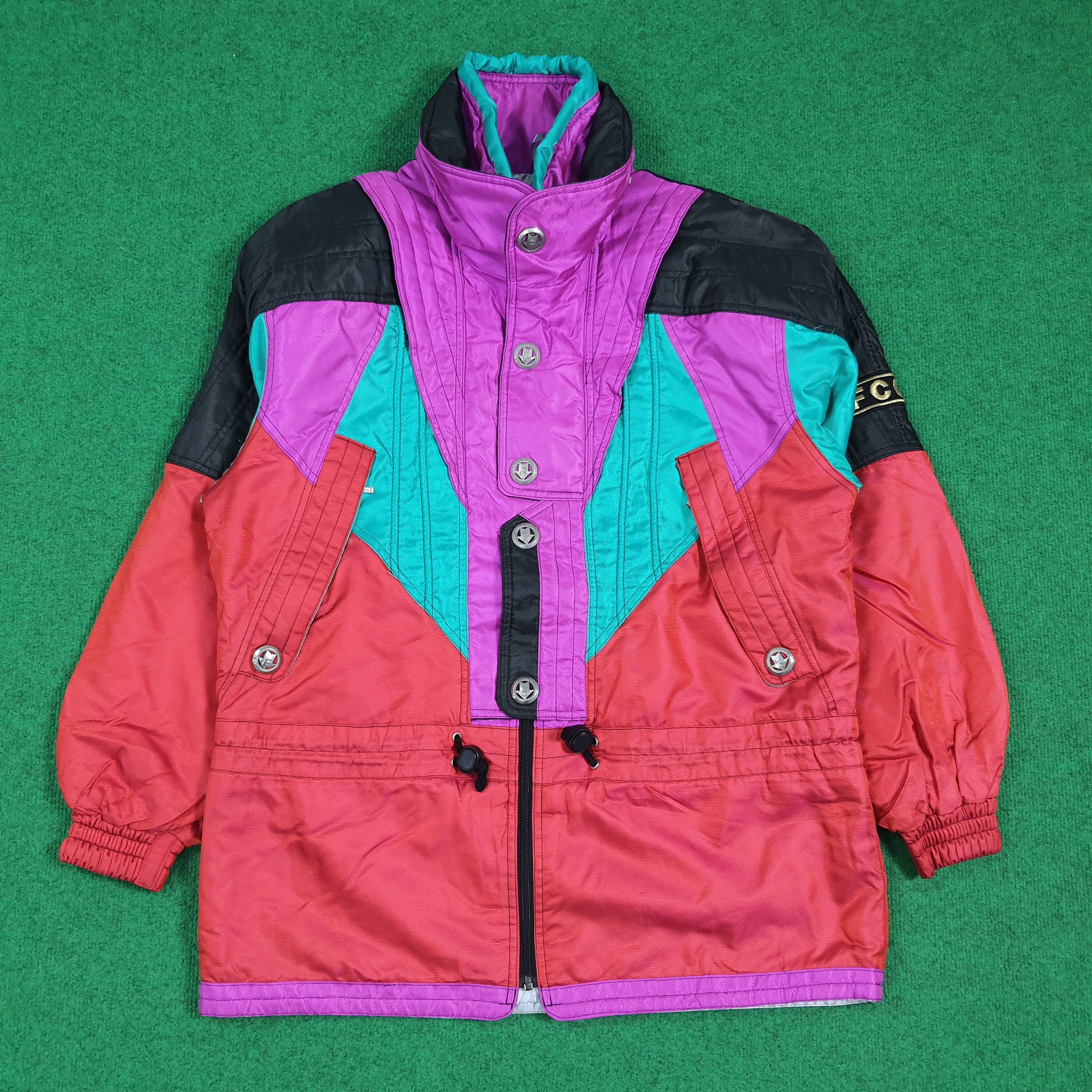 Vintage Vintage Retro 90s FCO F. Creative Office Ski Jacket C284N19 Size US L / EU 52-54 / 3 - 1 Thumbnail