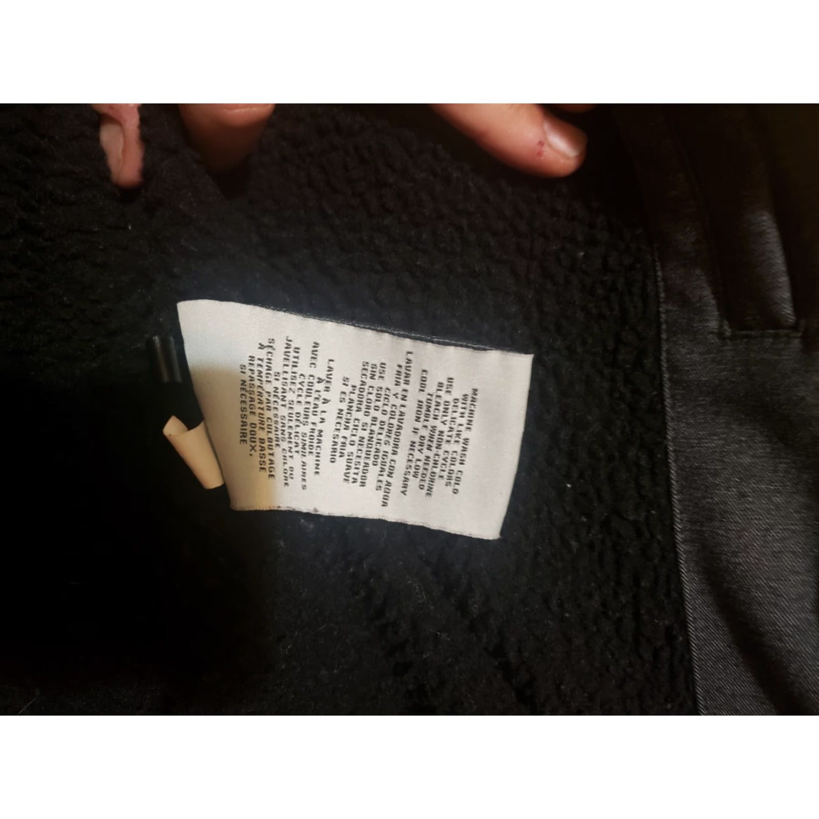 Levi's Levi's Trucker Jacket Hooded Lined Faux Sherpa Grey Small Men's Denim Jacket" Size US S / EU 44-46 / 1 - 5 Thumbnail