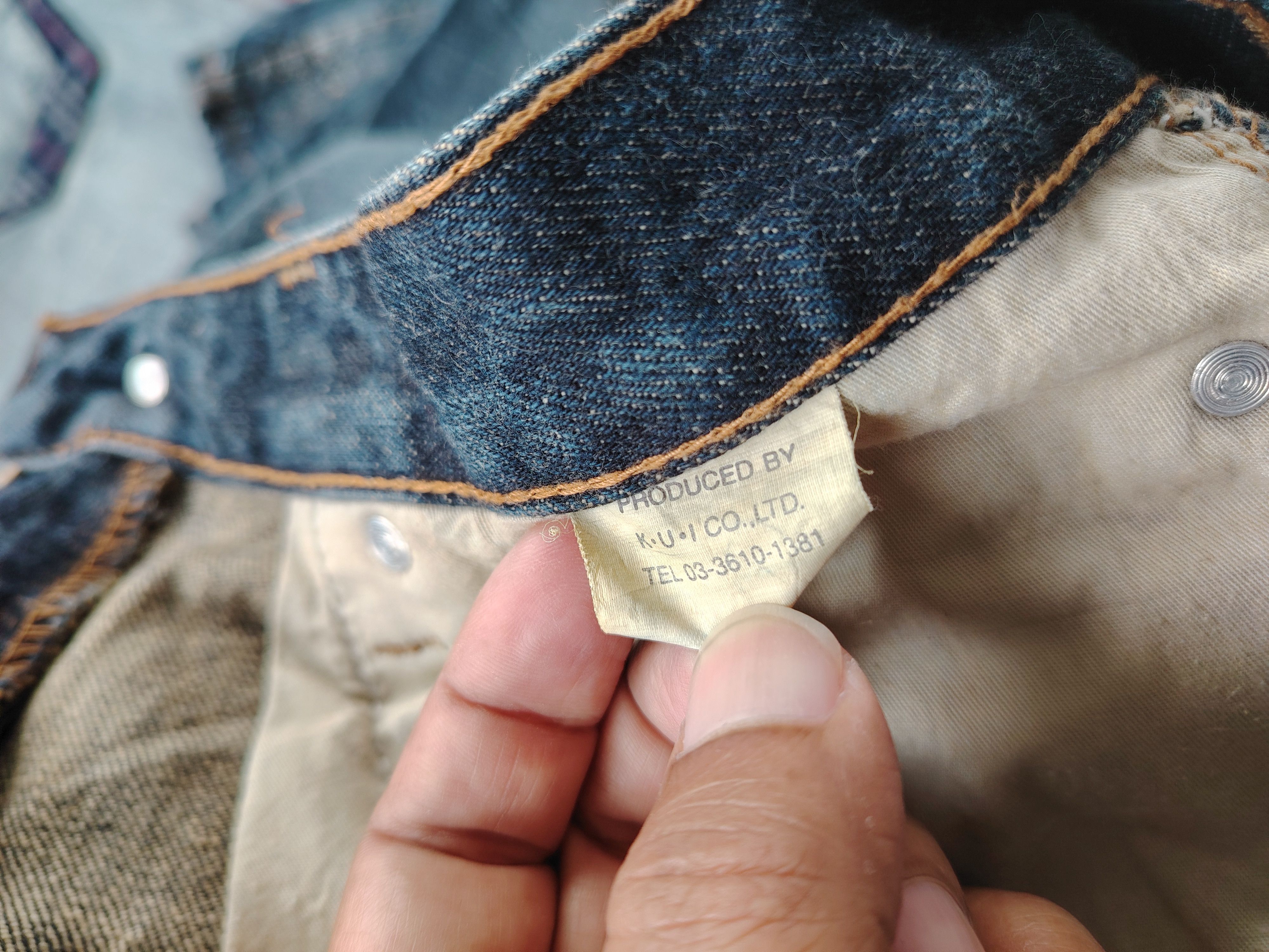 If Six Was Nine 💥FLARE💥K. U. I DISTRESSED DENIM Size US 32 / EU 48 - 11 Thumbnail