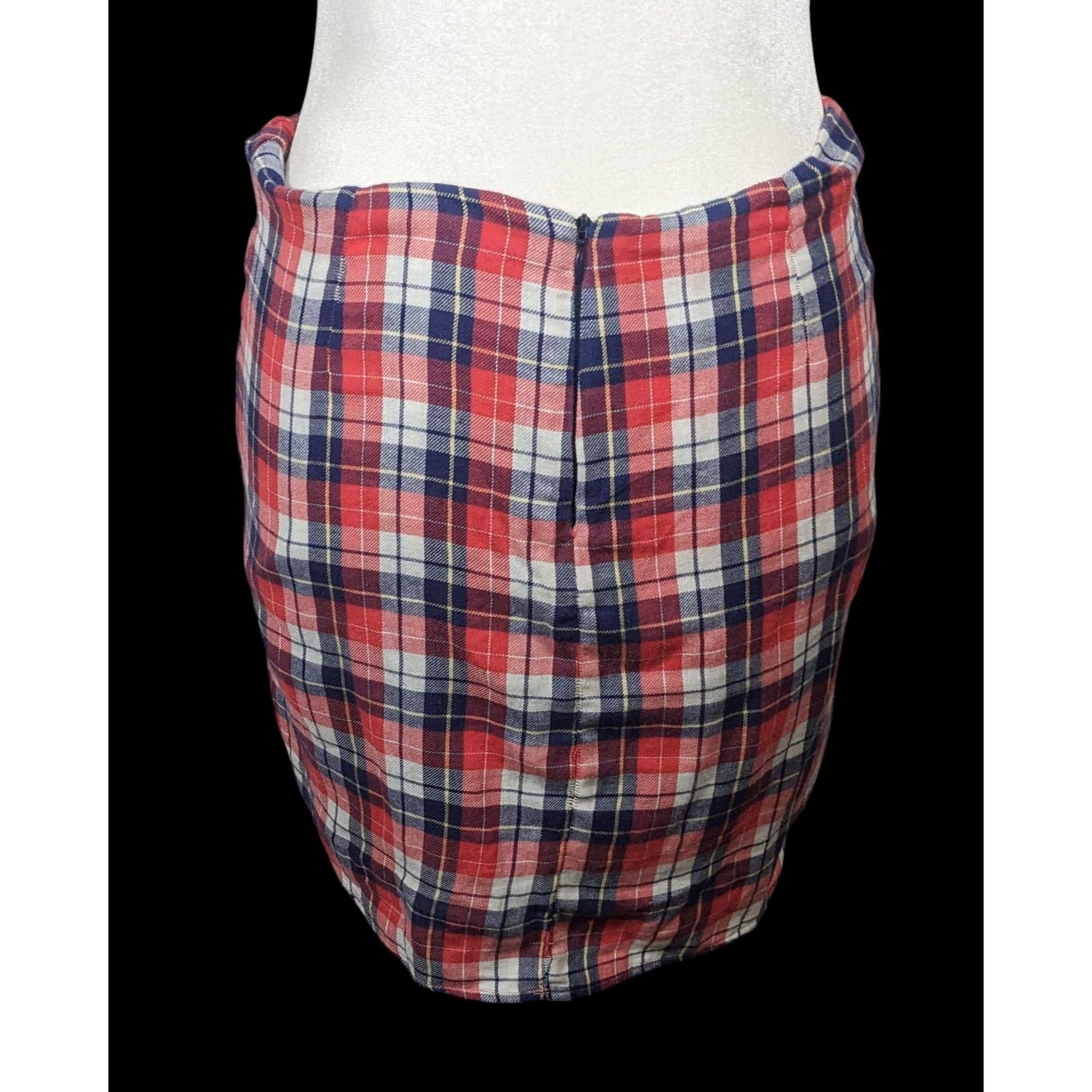 Gant Rugger Gant Rugger Grunge 90s Style Plaid Faux Flannel Shirt Tie Sk Size 30" / US 8 / IT 44 - 2 Thumbnail