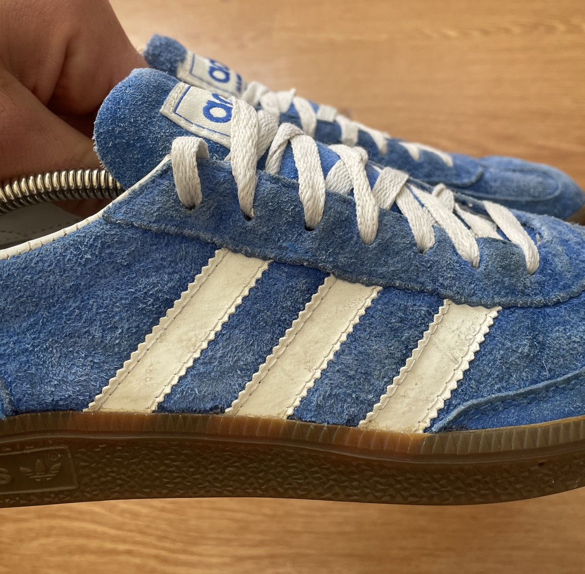Adidas Vintage Adidas Spezial Blue white Sneakers Size US 9.5 / EU 42-43 - 7 Thumbnail