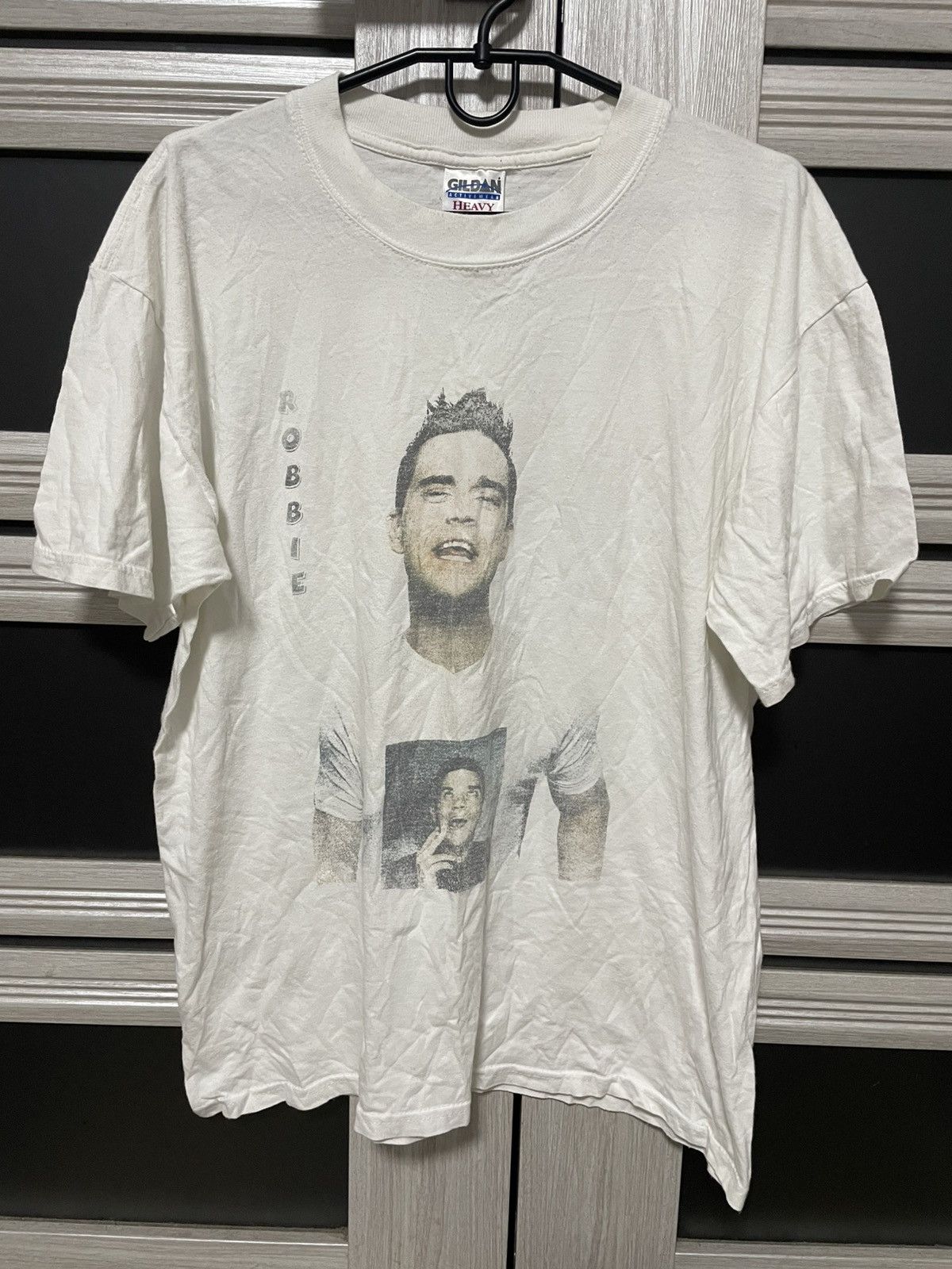 Band Tees × Vintage Vintage 2000 Robbie Williams Smash Mouth Tour T Shirt UK Tee Size US L / EU 52-54 / 3 - 1 Thumbnail