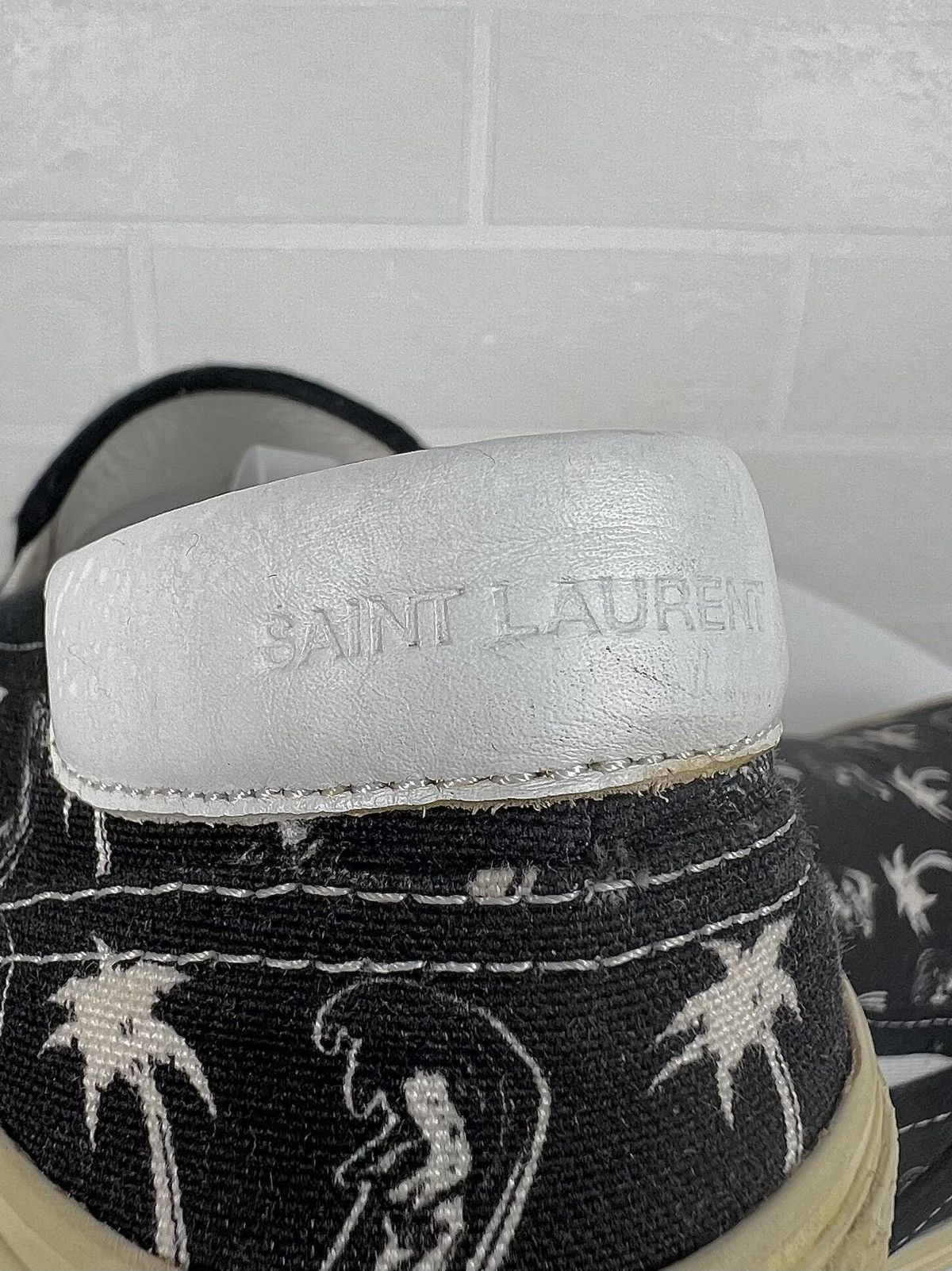 Saint Laurent Paris SAINT LAURENT Shoes Slip Ons Trainers SLP PARIS Palm Tree Size US 8.5 / EU 41-42 - 8 Thumbnail