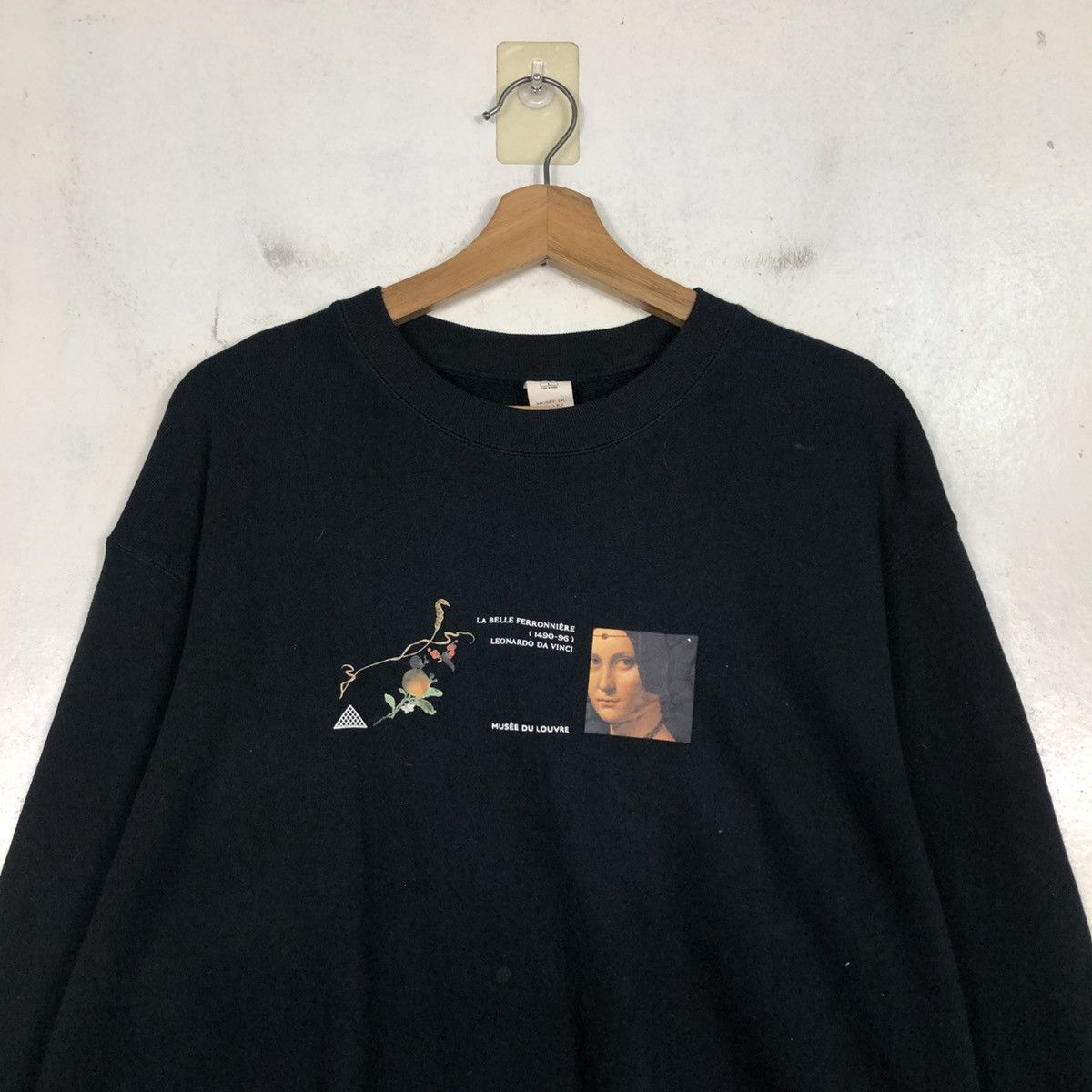 Japanese Brand 📌Vintage Sweatshirt Musee Du Louvre Big Logo Size US L / EU 52-54 / 3 - 5 Thumbnail