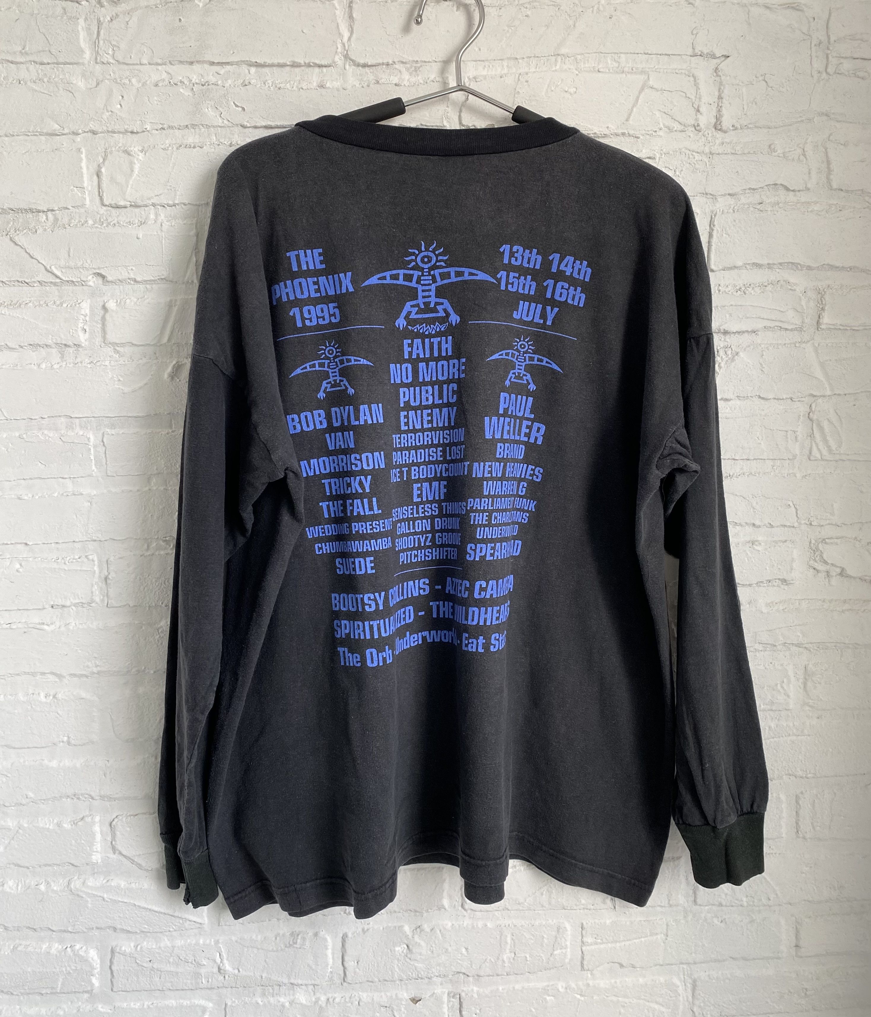 Band Tees × Vintage RARE Vintage The Phoenix 1995 Festival Long sleeve t-shirt Size US L / EU 52-54 / 3 - 12 Thumbnail
