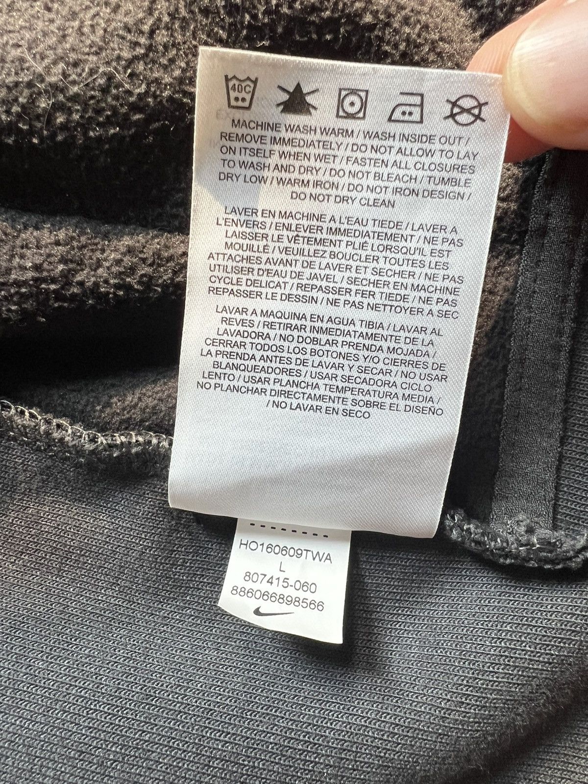Nike × Vintage crazy y2k Nike track nylon zip tech fleece drill paneled Size US L / EU 52-54 / 3 - 10 Thumbnail
