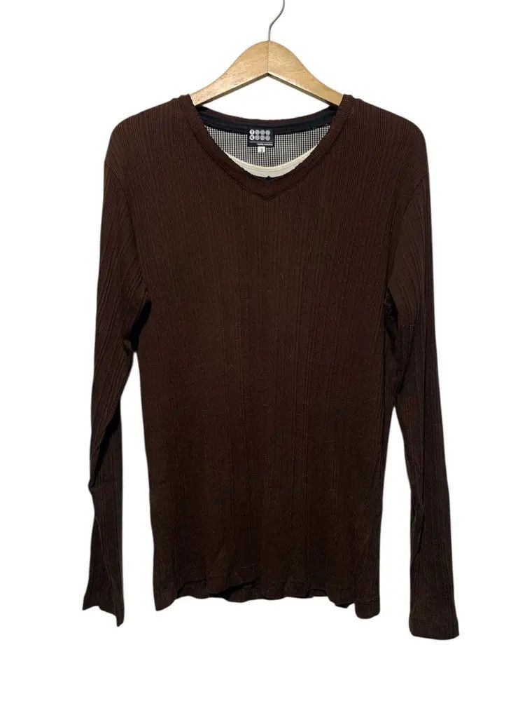 Takeo Kikuchi 2000s Takeo Kikuchi tripel layer collar thermal longsleeve Size US M / EU 48-50 / 2 - 1 Thumbnail