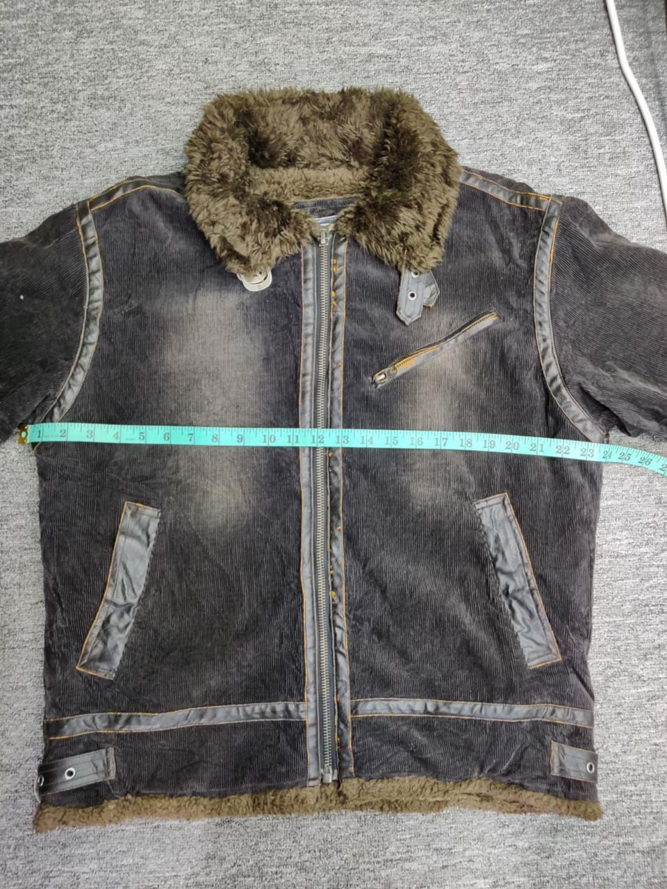 Vintage Vintage Dog House Corduroy Shearling Fur Jacket Size US L / EU 52-54 / 3 - 15 Thumbnail