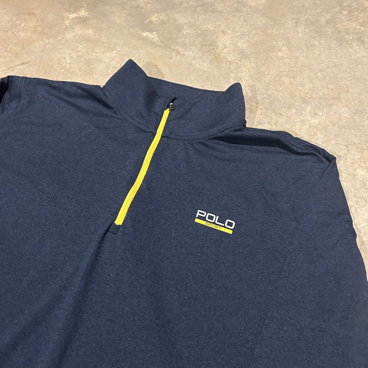 Polo Ralph Lauren × Vintage Essential Vintage Polo Sport Performance Quarter Zip Shirt Size US XL / EU 56 / 4 - 3 Thumbnail