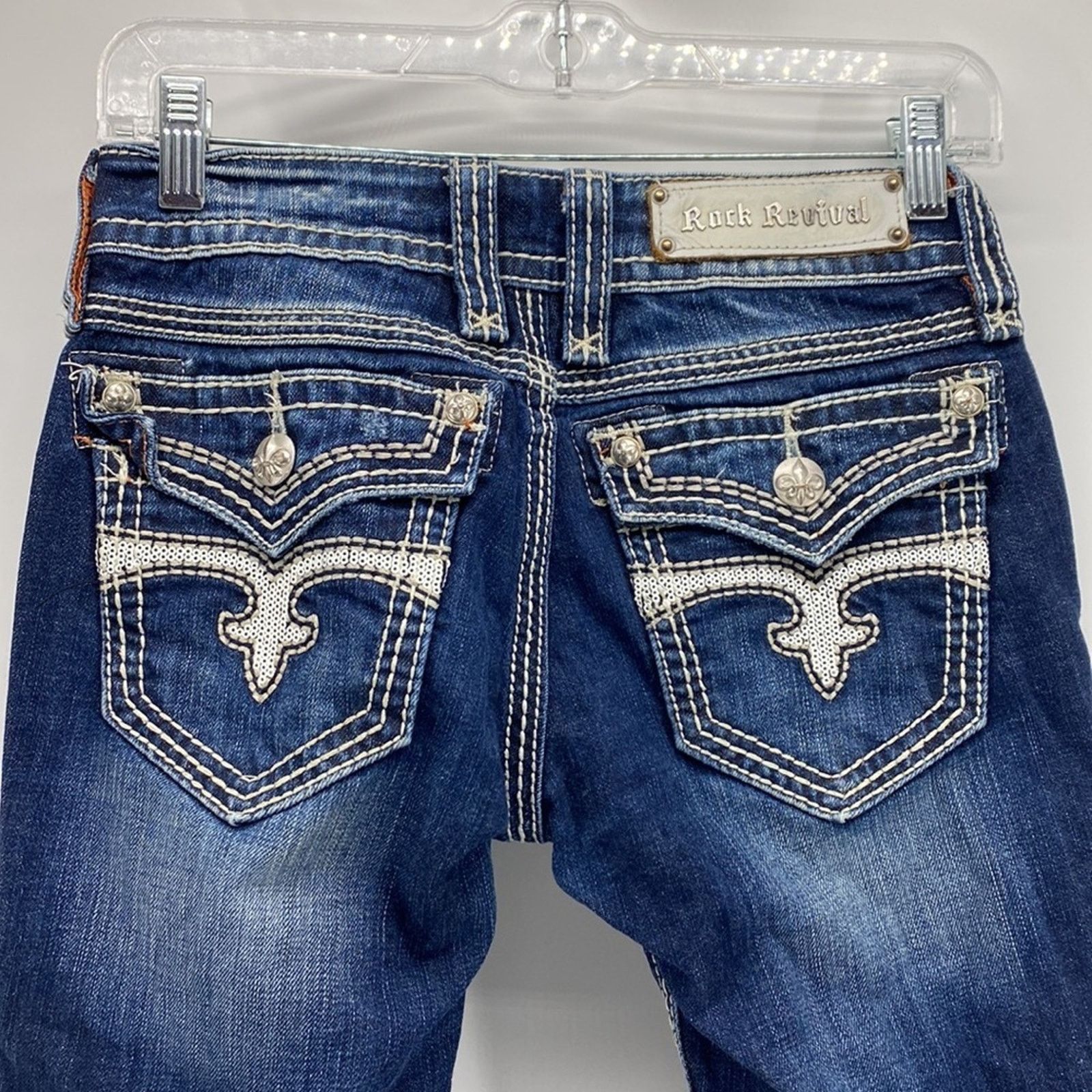 Rock Revival Rock Revival distressed Madison straight leg jeans size 26 Size 26" / US 2 / IT 38 - 5 Thumbnail