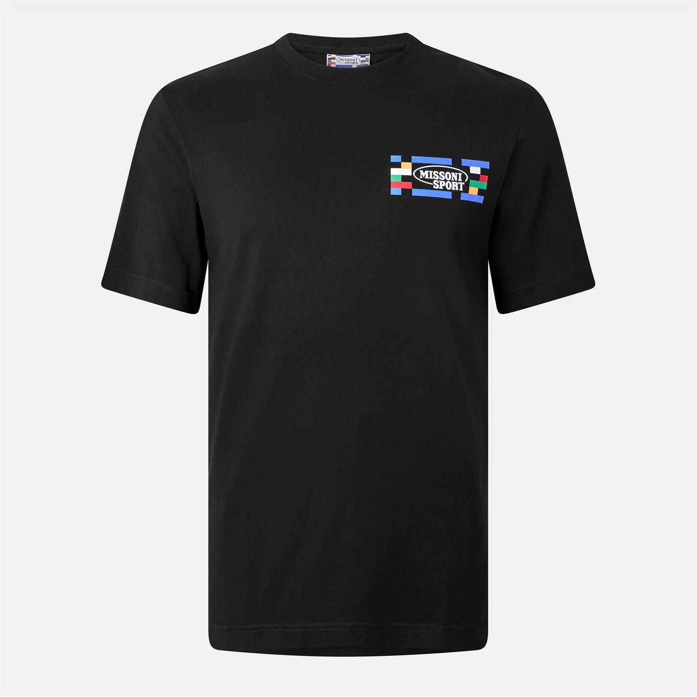 Missoni o1g2r1mq0426 Logo T-Shirt in Black Size US S / EU 44-46 / 1 - 1 Thumbnail