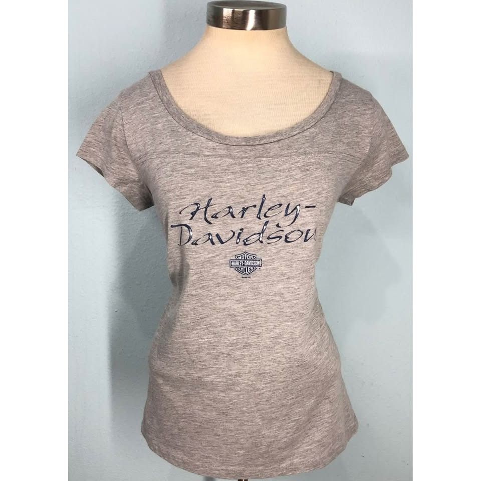 Harley Davidson × Vintage VTG 2006 Harley Davidson T-shirt Medium Women Elastic Fabric Size M / US 6-8 / IT 42-44 - 1 Thumbnail