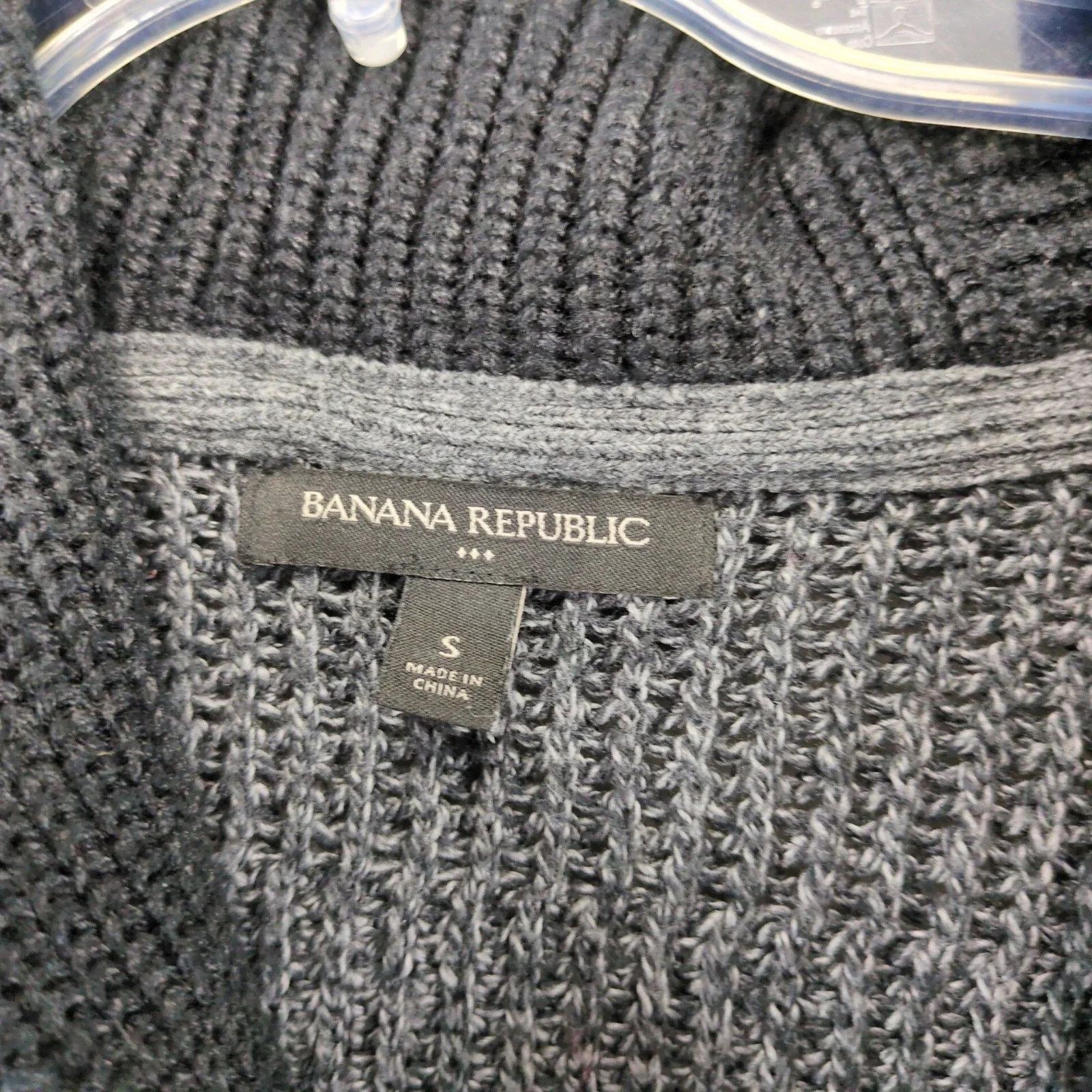 Banana Republic Banana Republic Gray Black Button Cardigan Sweater Men's S Size US S / EU 44-46 / 1 - 3 Thumbnail