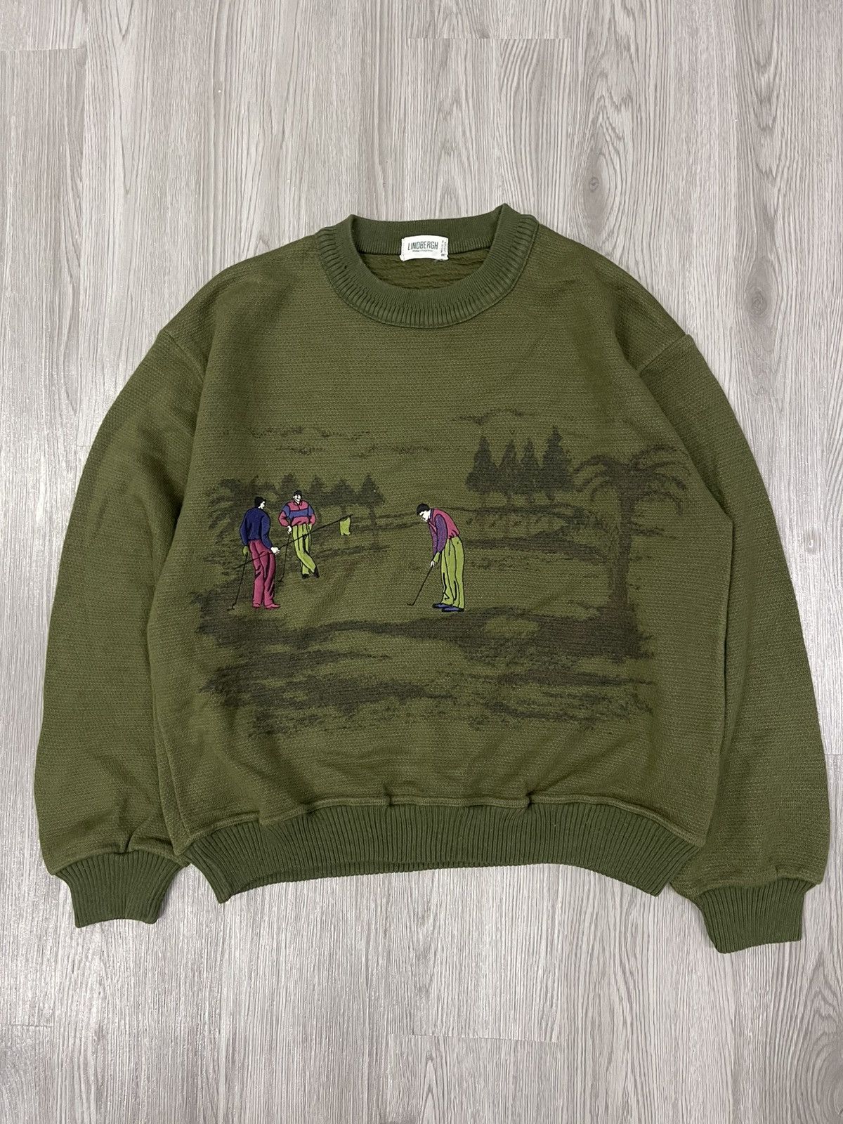 Lindbergh LINDBERGH JAPAN GOLF EMBROIDERY KNIT PULLOVER Size US M / EU 48-50 / 2 - 2 Thumbnail