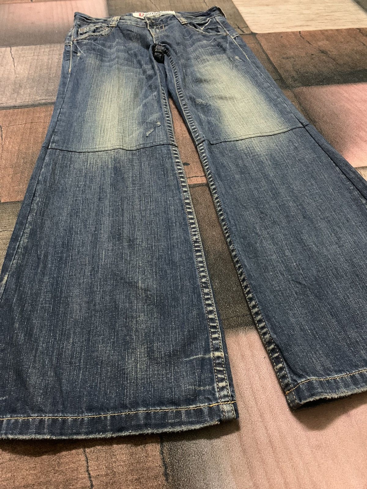 Designer × If Six Was Nine × Le Grande Bleu (L.G.B.) SUPER FLARE low rise drive jeans Size 30" / US 8 / IT 44 - 9 Thumbnail