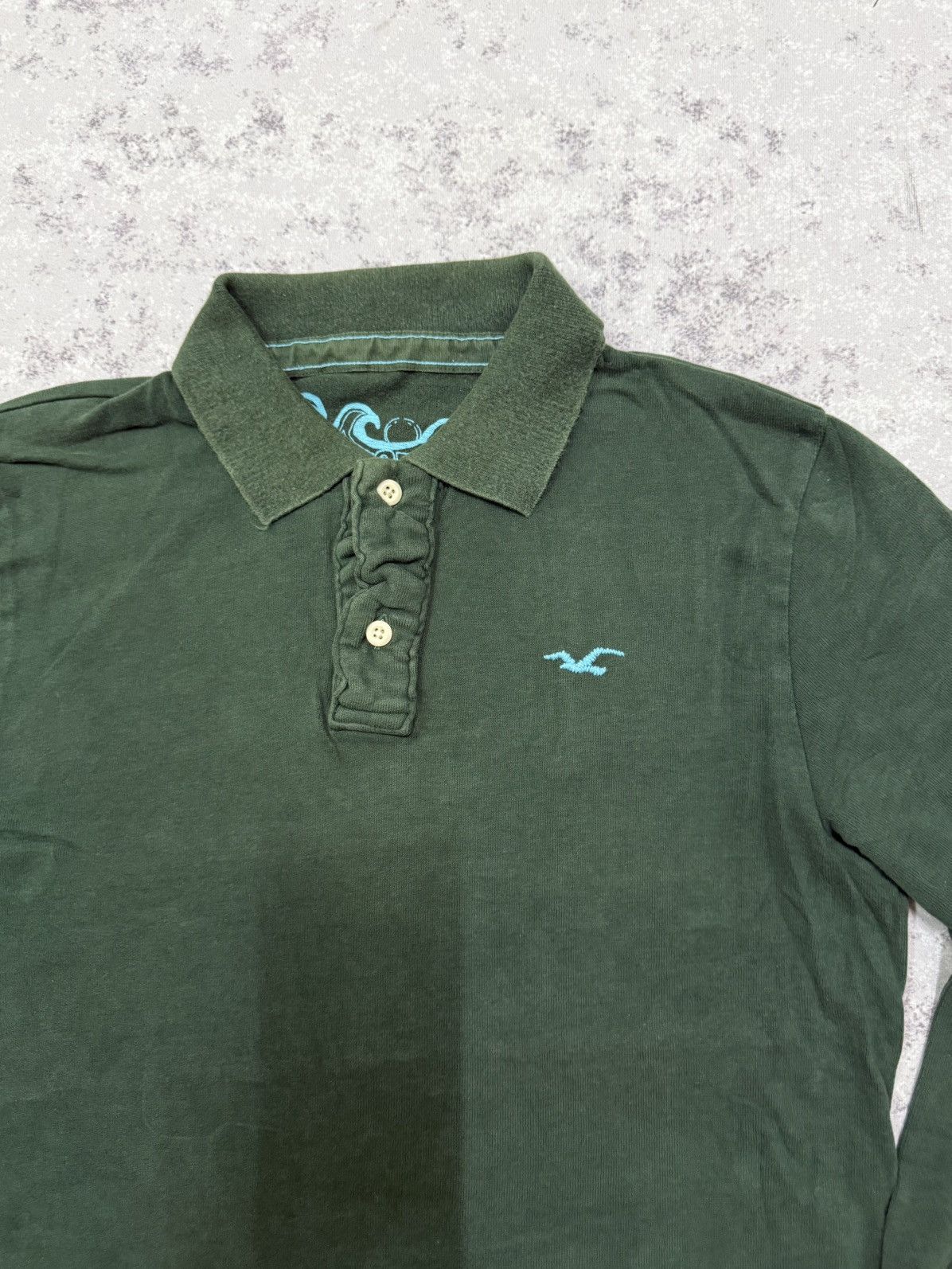 Hollister Hollister Polo Colar Longsleeve Shirt Size US M / EU 48-50 / 2 - 4 Thumbnail