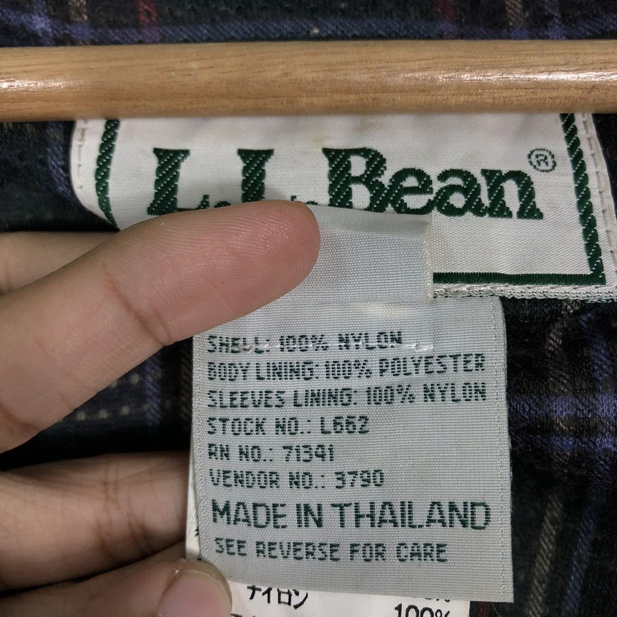 📌VINTAGE BOMBER JACKET L.L.BEAN BLANKET LINING